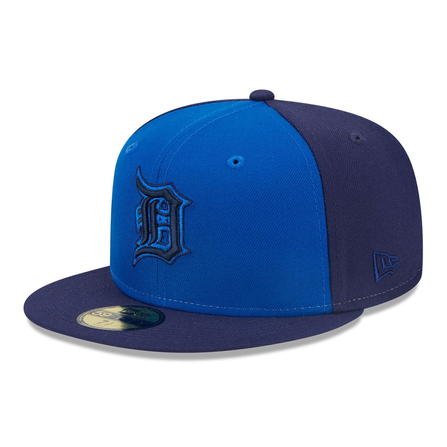 Detroit Tigers Tri Tone Team Blue 59FIFTY Fitted Cap