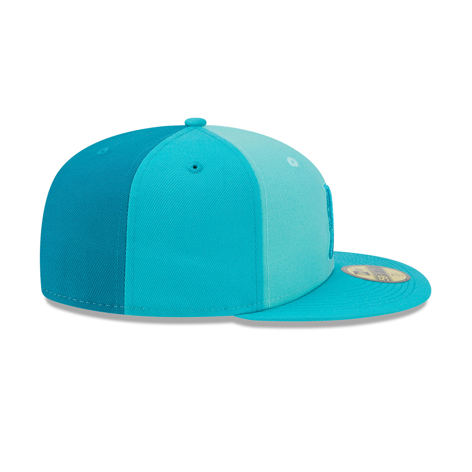 Miami Marlins Tri Tone Team  Blue 59FIFTY Fitted Cap