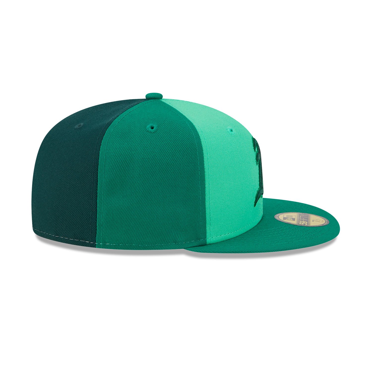 Oakland Athletics Tri Tone Team Green 59FIFTY Fitted Cap