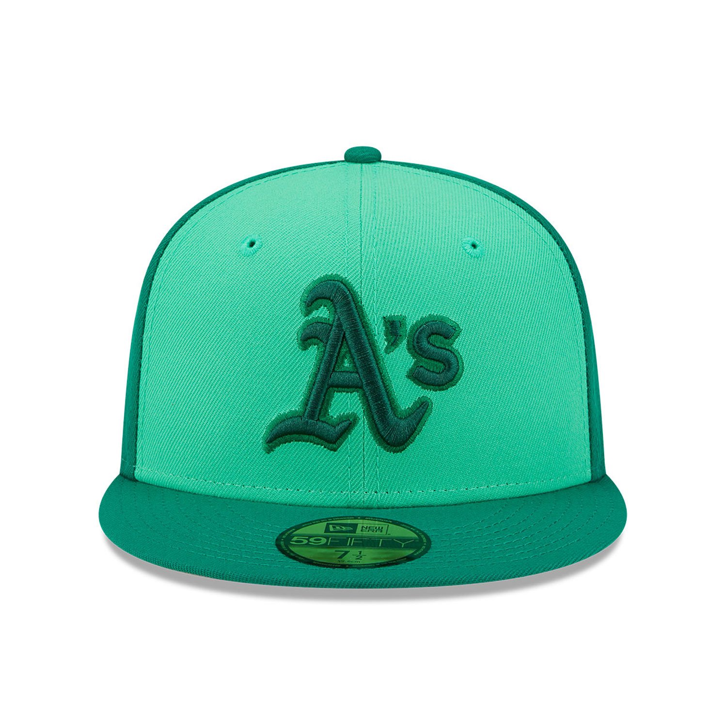 Oakland Athletics Tri Tone Team Green 59FIFTY Fitted Cap