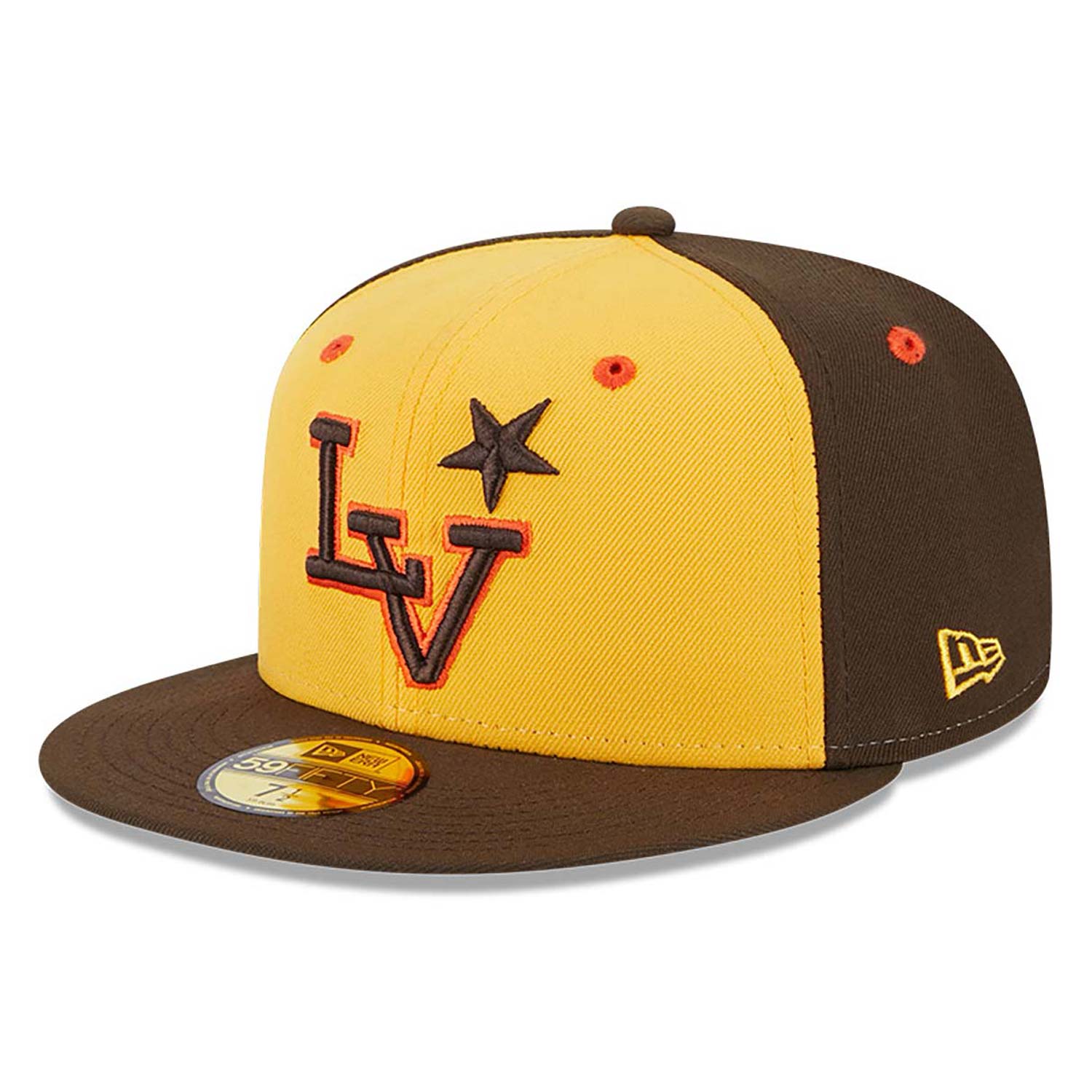 Las Vegas Aviators New Era LV Orange/White/Navy 9FIFTY Snapback Hat