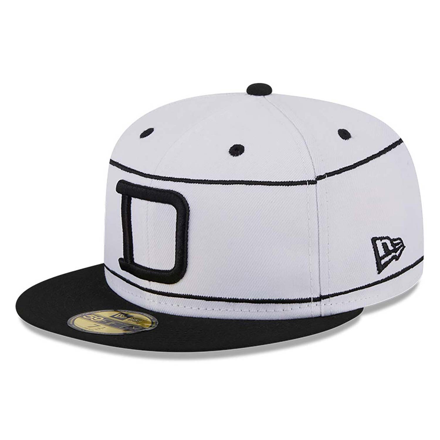 New Era Cleveland Cavaliers White State 59FIFTY Fitted Hat, White, POLYESTER, Rally House