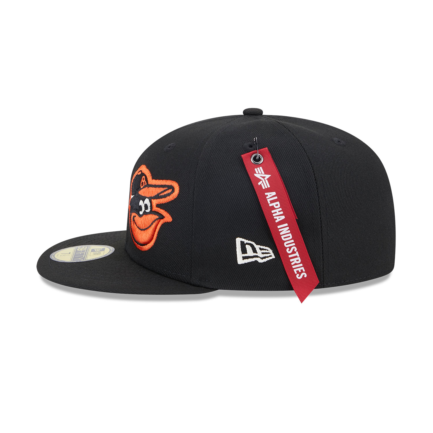 Baltimore Orioles Alpha Industries X MLB Black 59FIFTY Fitted Cap