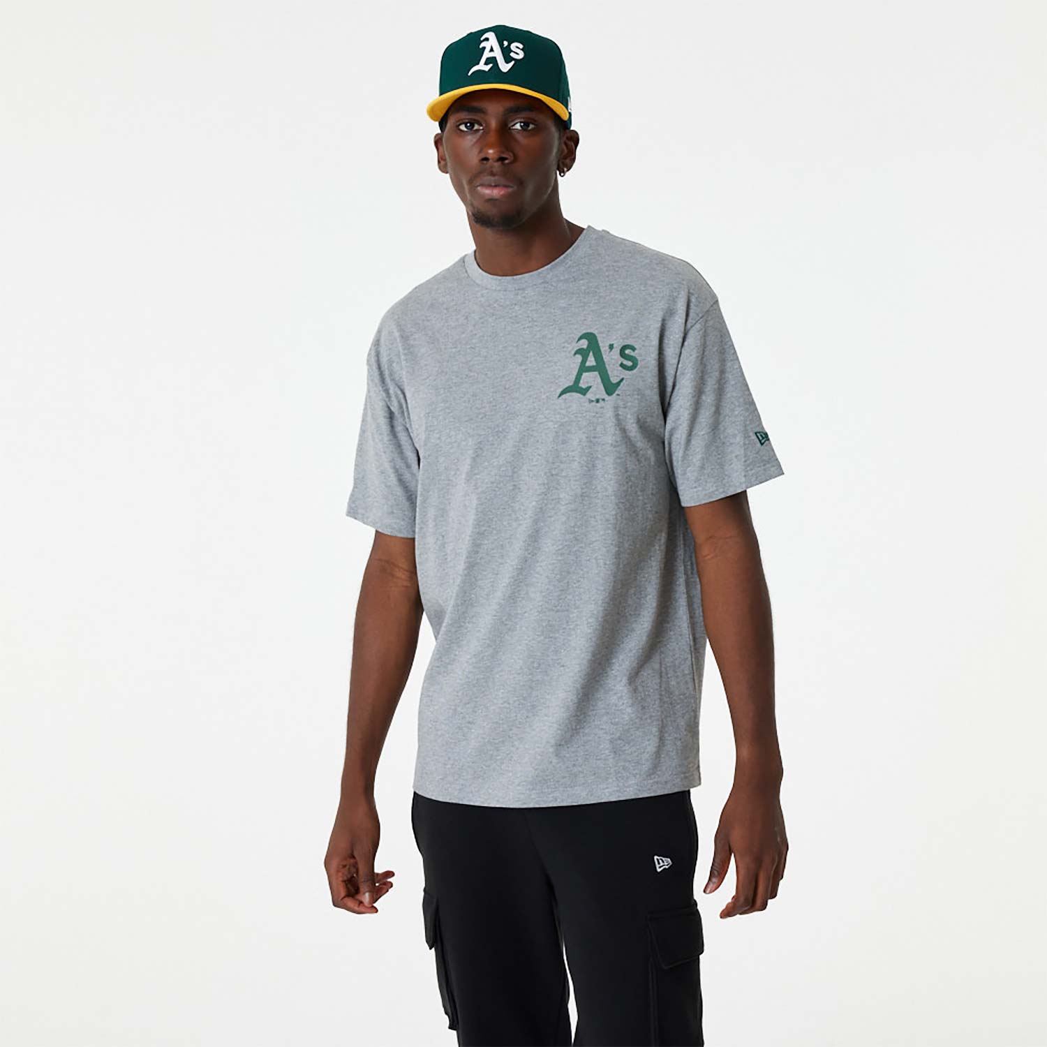 Oakland Athletics MLB Ice Cream Grey Oversized T-Shirt