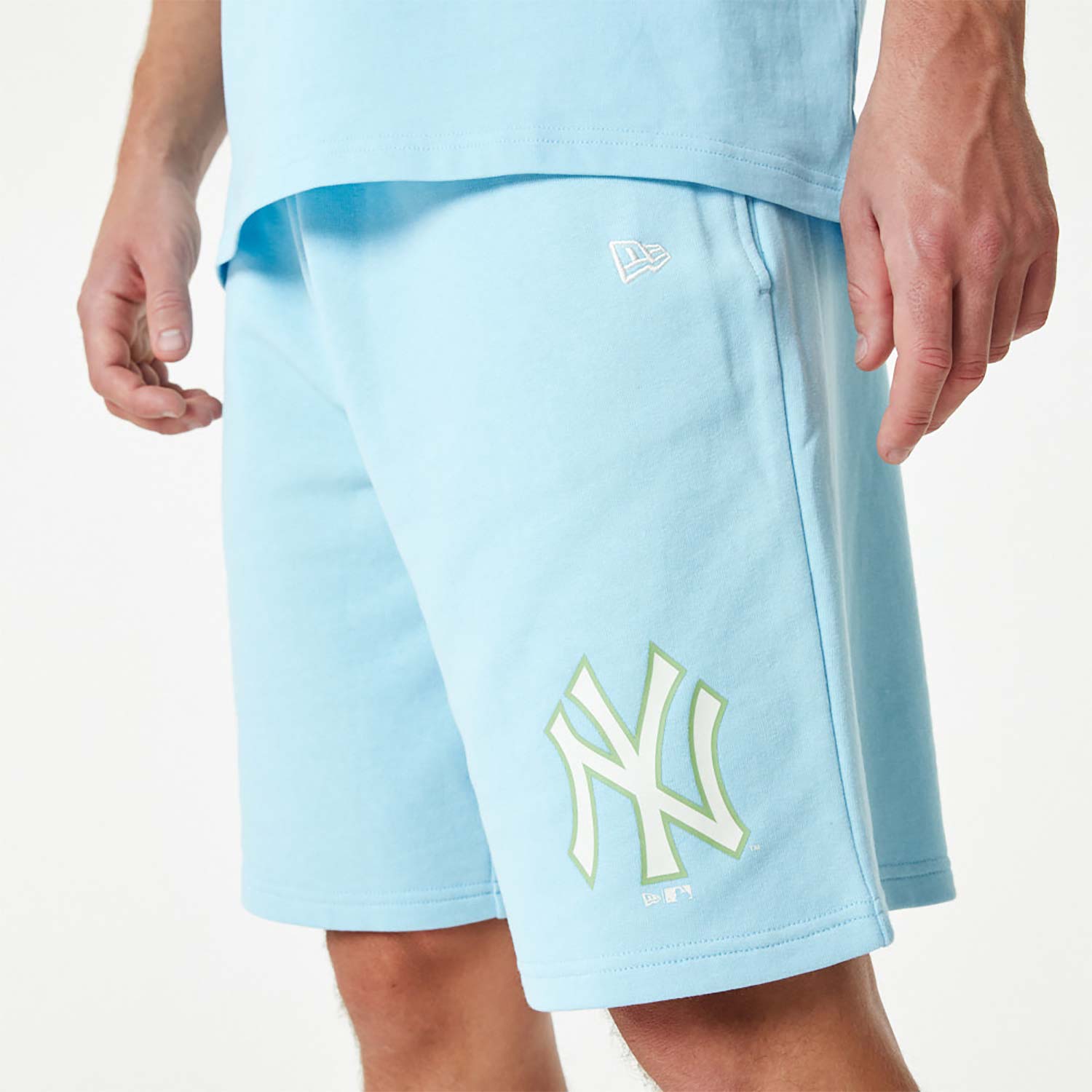 New York Yankees MLB Pastel Blue Shorts