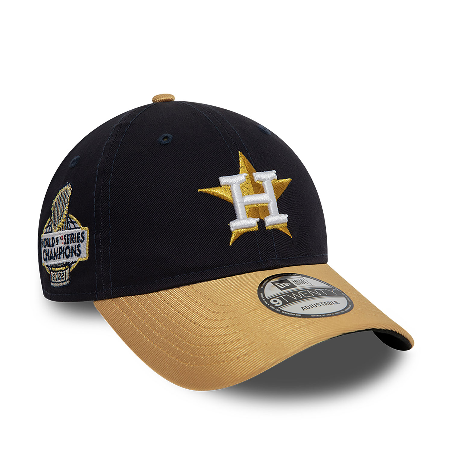 Houston Astros MLB Gold Blue 9TWENTY Adjustable Cap