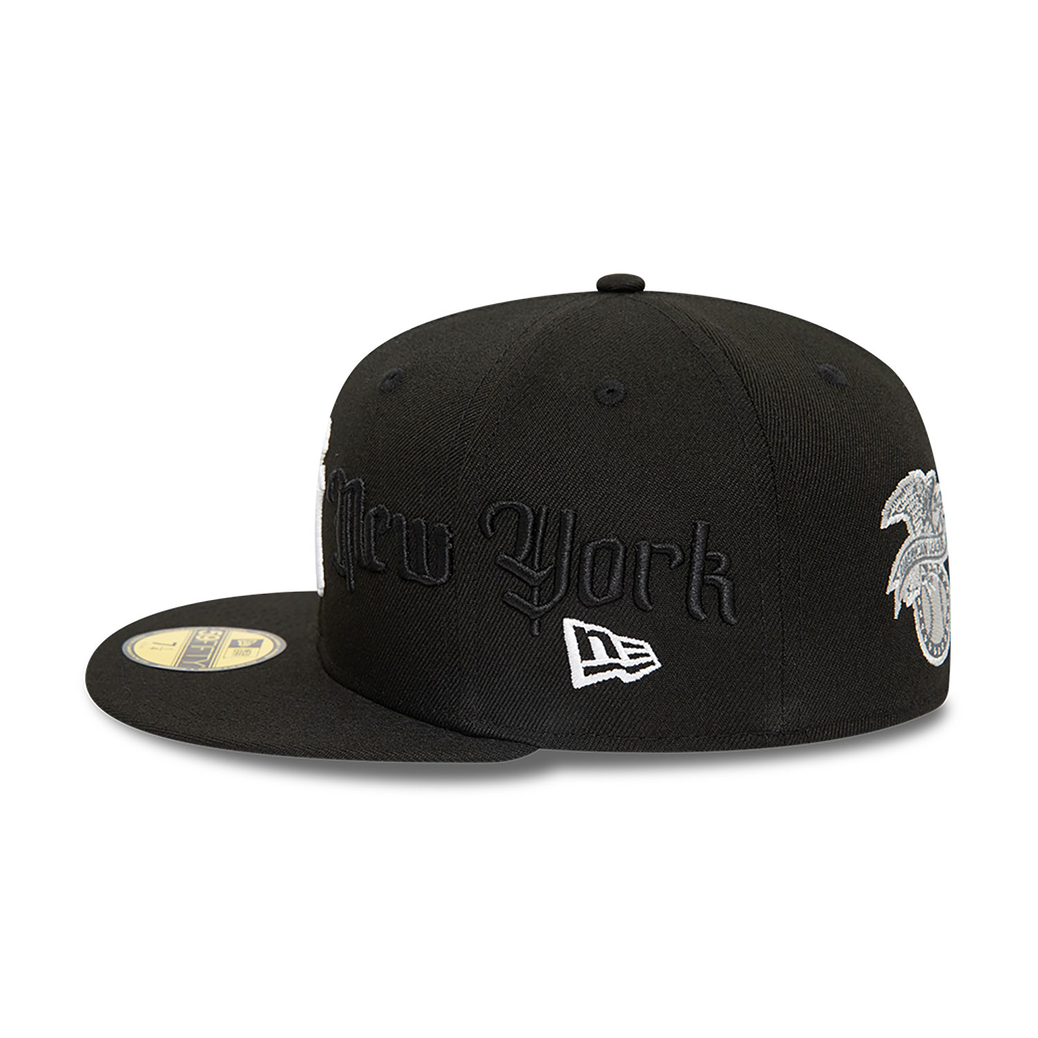 New York Yankees Script Black 59FIFTY Fitted Cap
