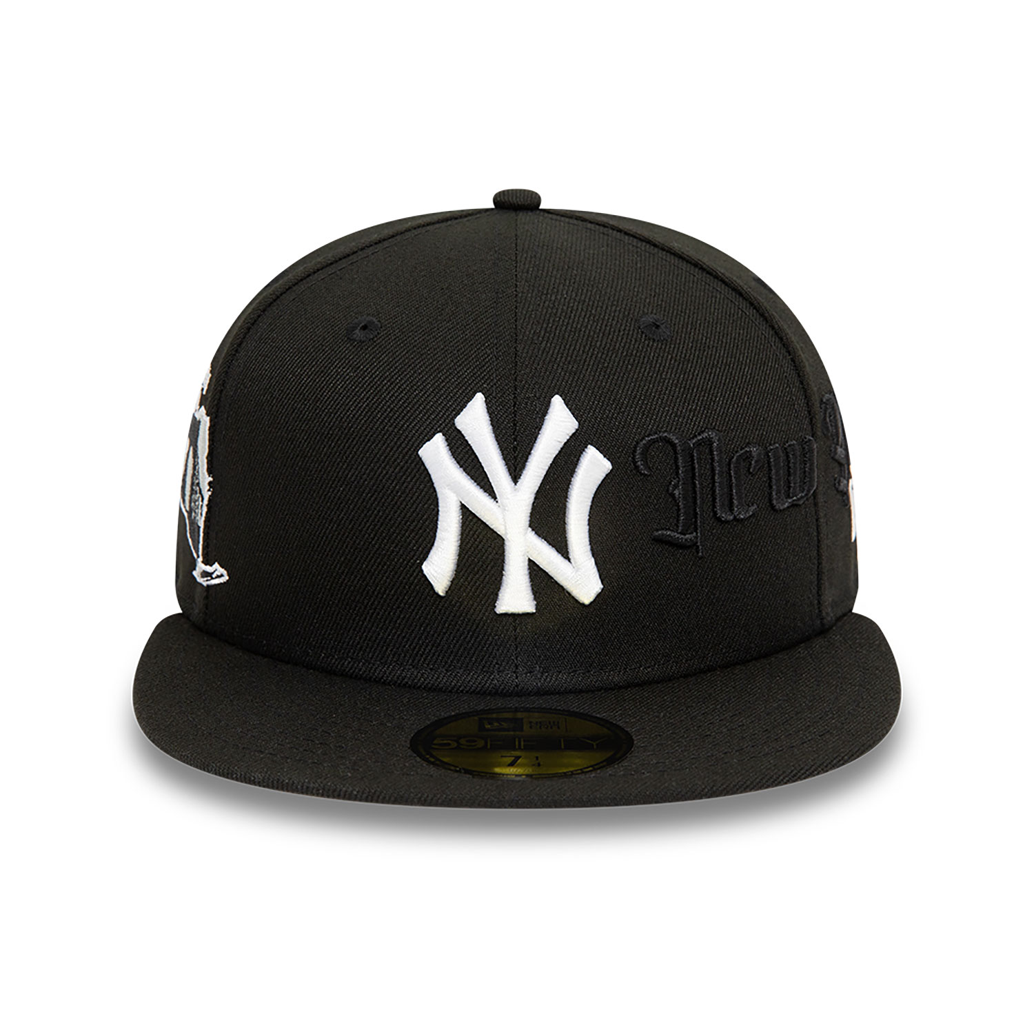 New York Yankees Script Black 59FIFTY Fitted Cap