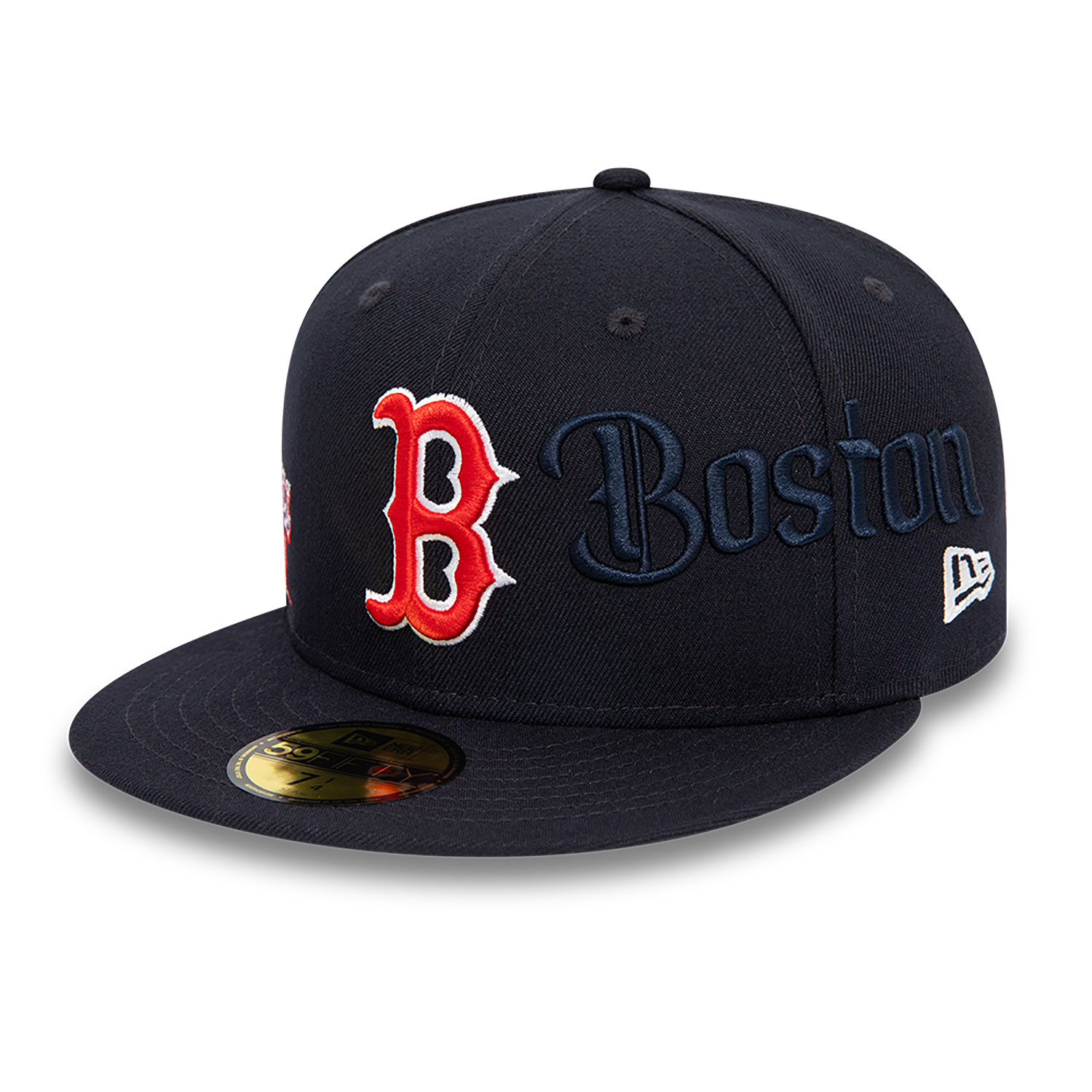Boston Red Sox Script Blue 59FIFTY Fitted Cap