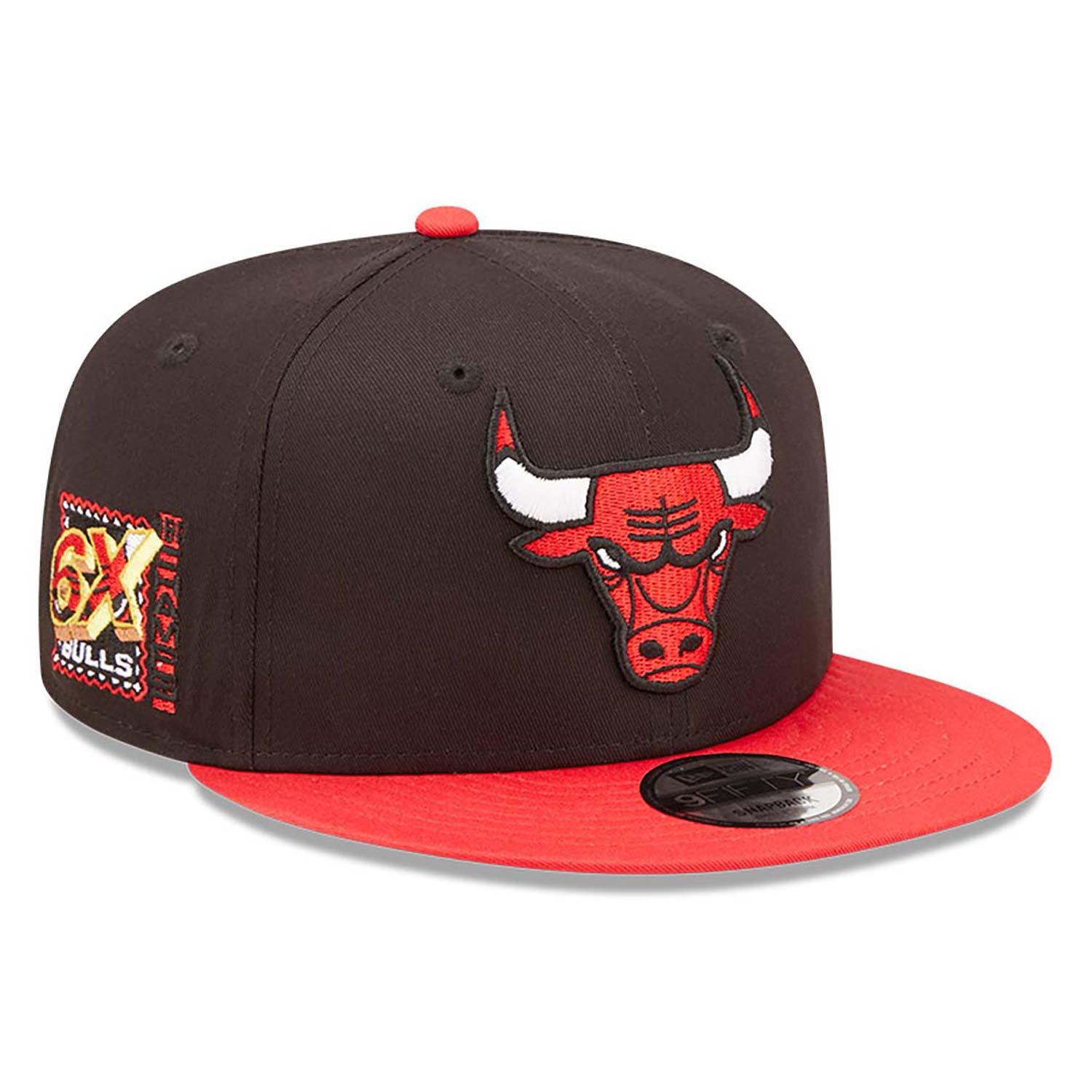 Chicago Bulls Team Patch Black 9FIFTY Snapback Cap
