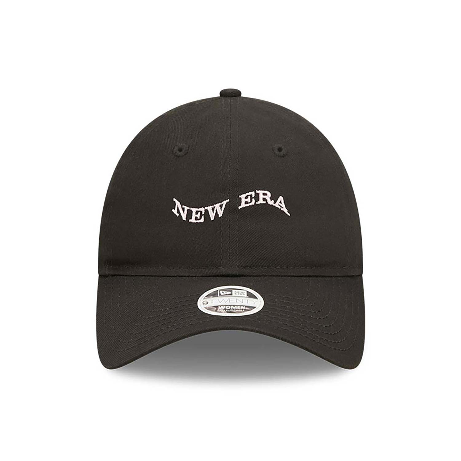 New Era Womens Wave Logo Black 9TWENTY Adjustable Cap