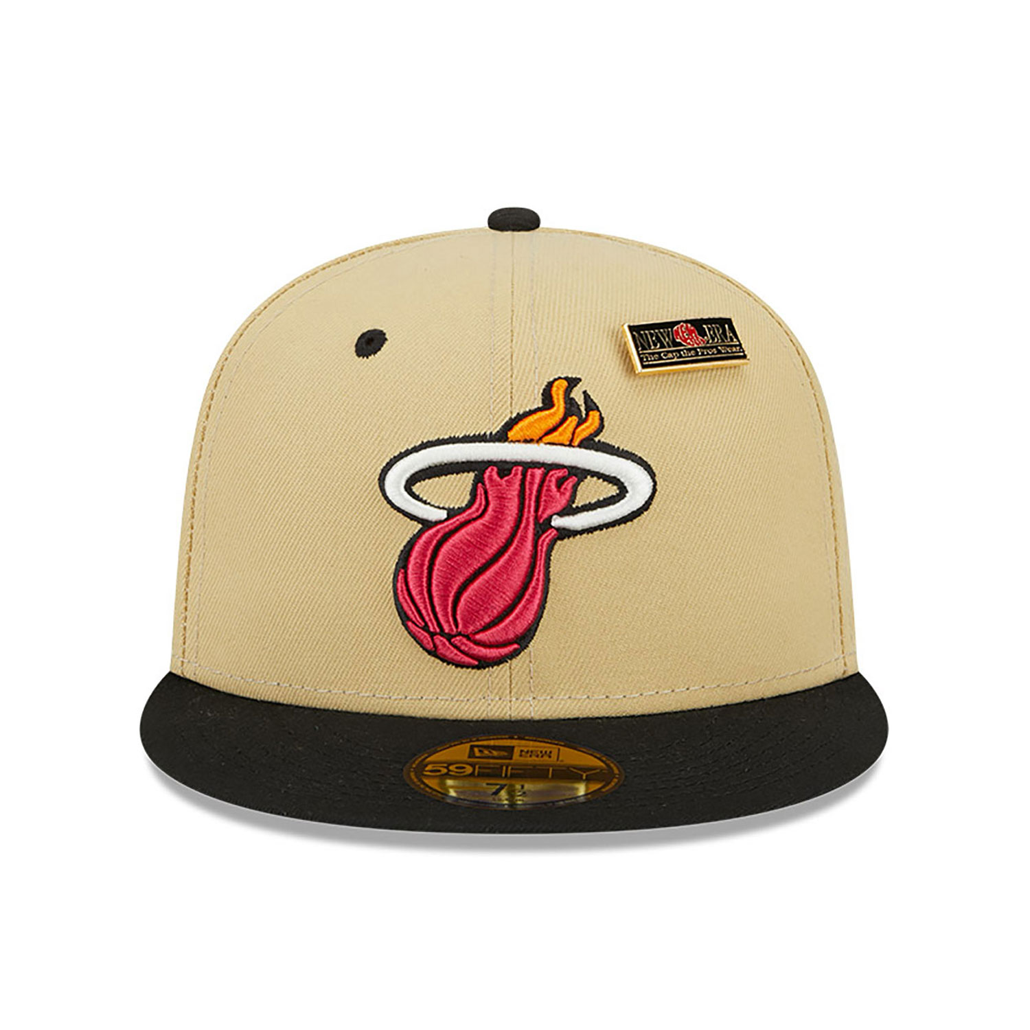 Miami Heat 59FIFTY Day Light Beige 59FIFTY Fitted Cap