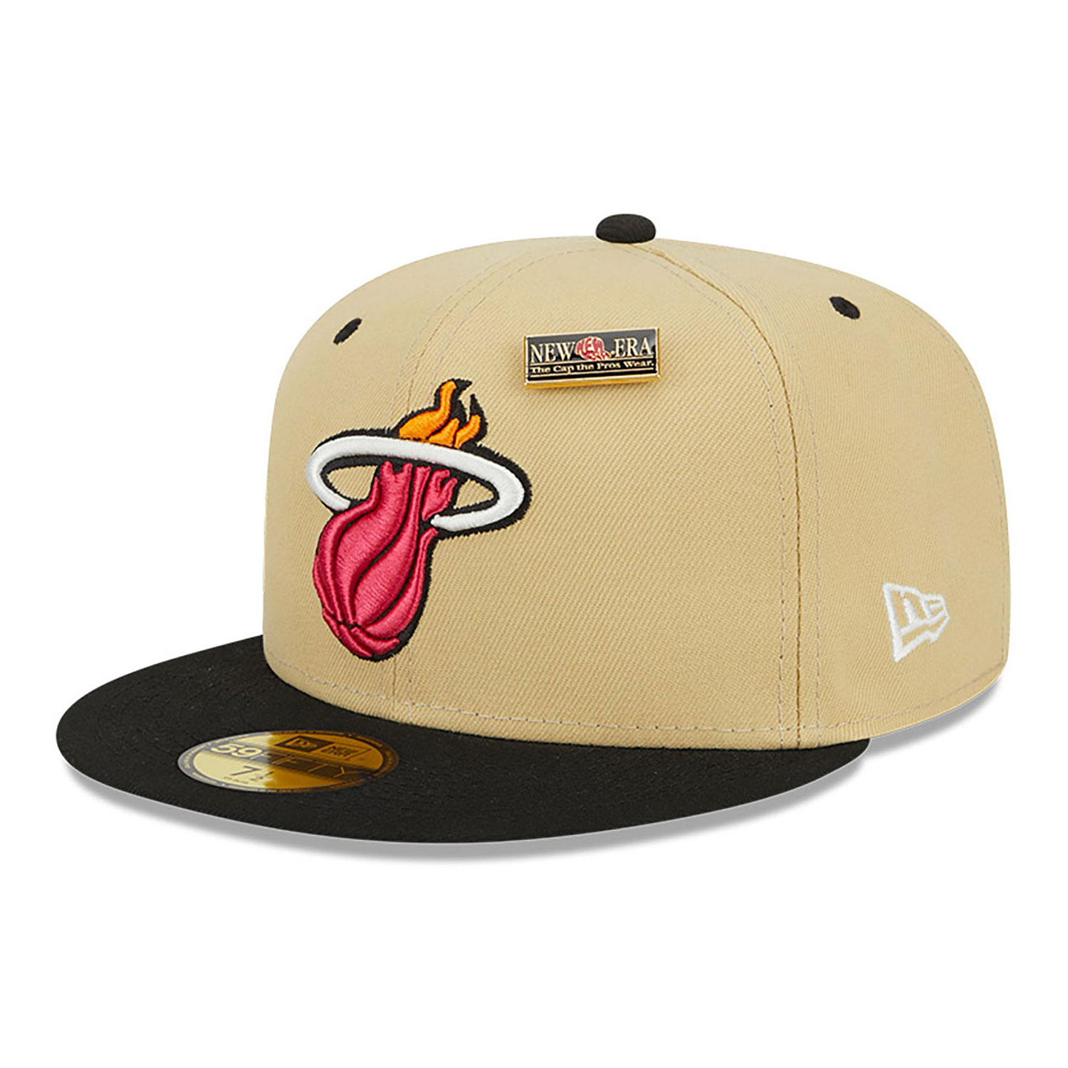 Miami Heat 59FIFTY Day Light Beige 59FIFTY Fitted Cap