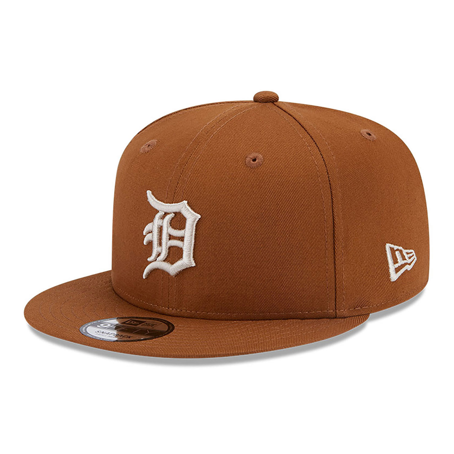 Detroit Tigers Side Patch Brown 9FIFTY Snapback Cap