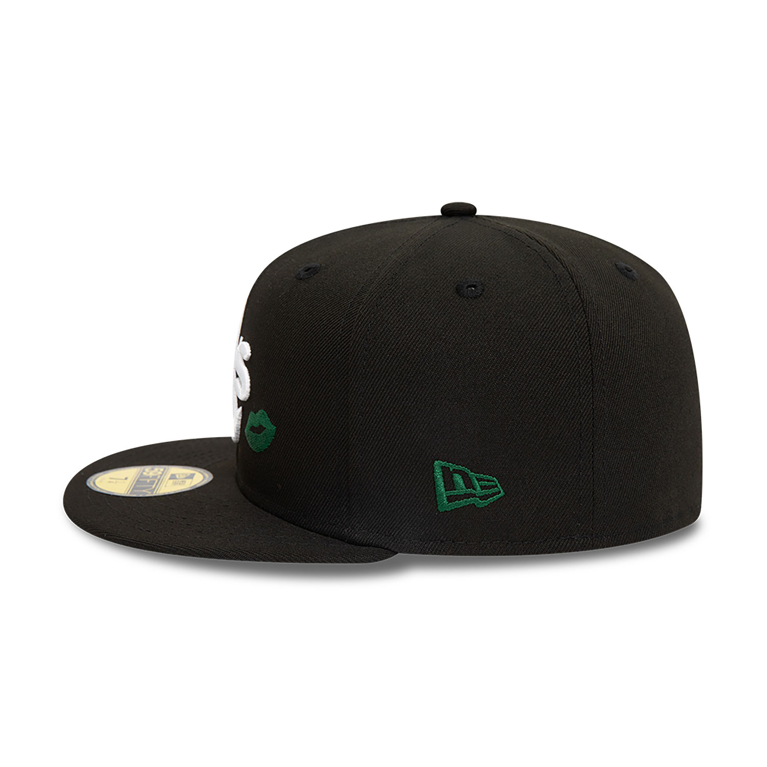 Oakland Athletics MLB Lips Reloaded Black 59FIFTY Fitted Cap
