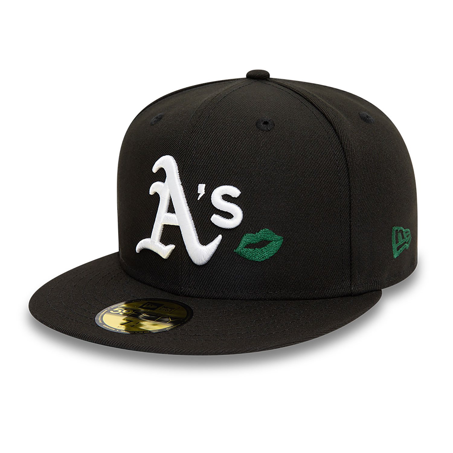 Oakland Athletics MLB Lips Reloaded Black 59FIFTY Fitted Cap