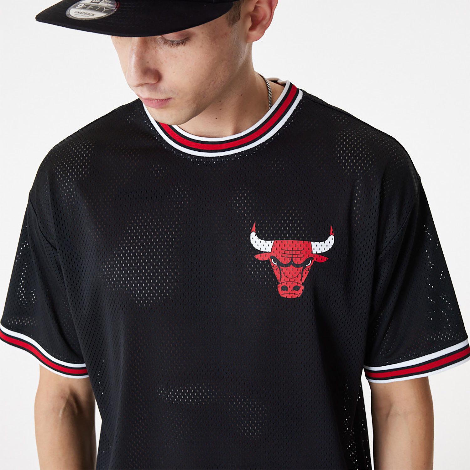 T-shirt en mesh Oversize Chicago Bulls NBA Lifestyle