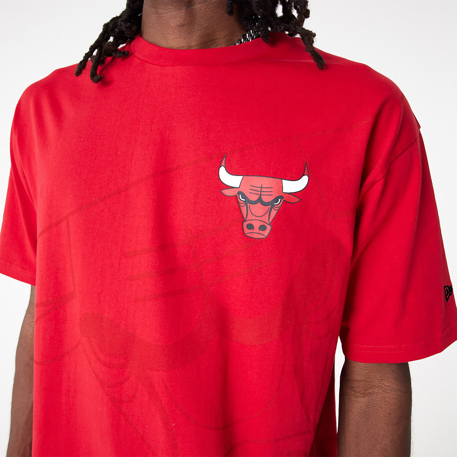 Chicago Bulls NBA Lifestyle Red Oversized T-Shirt