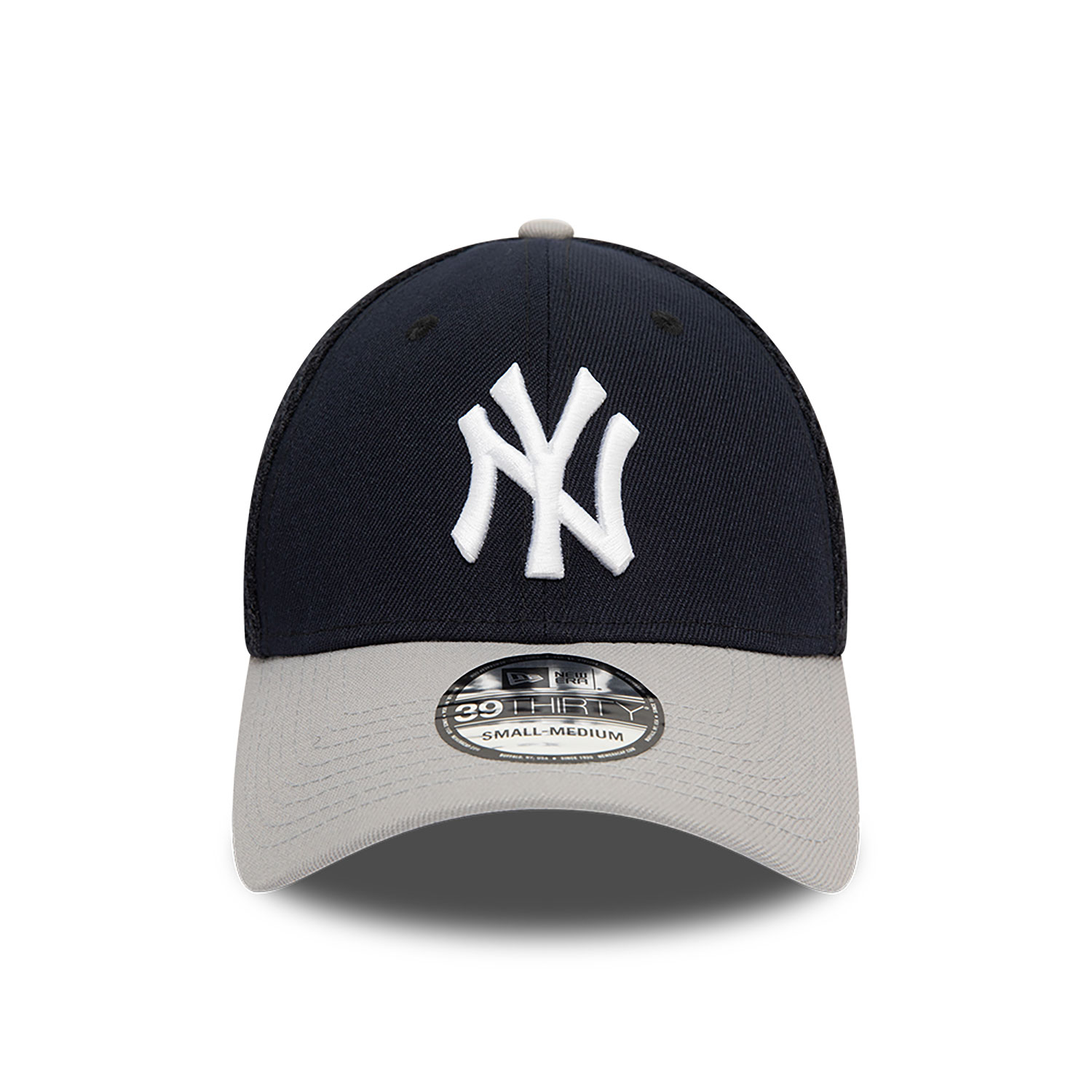 New York Yankees Contrast Visor Navy 39THIRTY Stretch Fit Cap