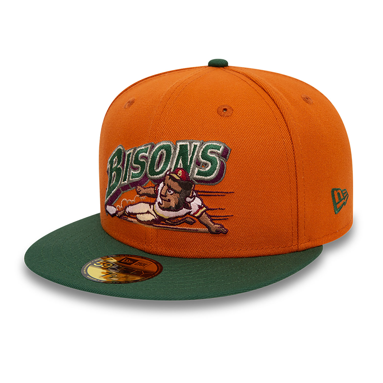 Orangene Buffalo Bisons MiLB 59FIFTY Fitted Cap