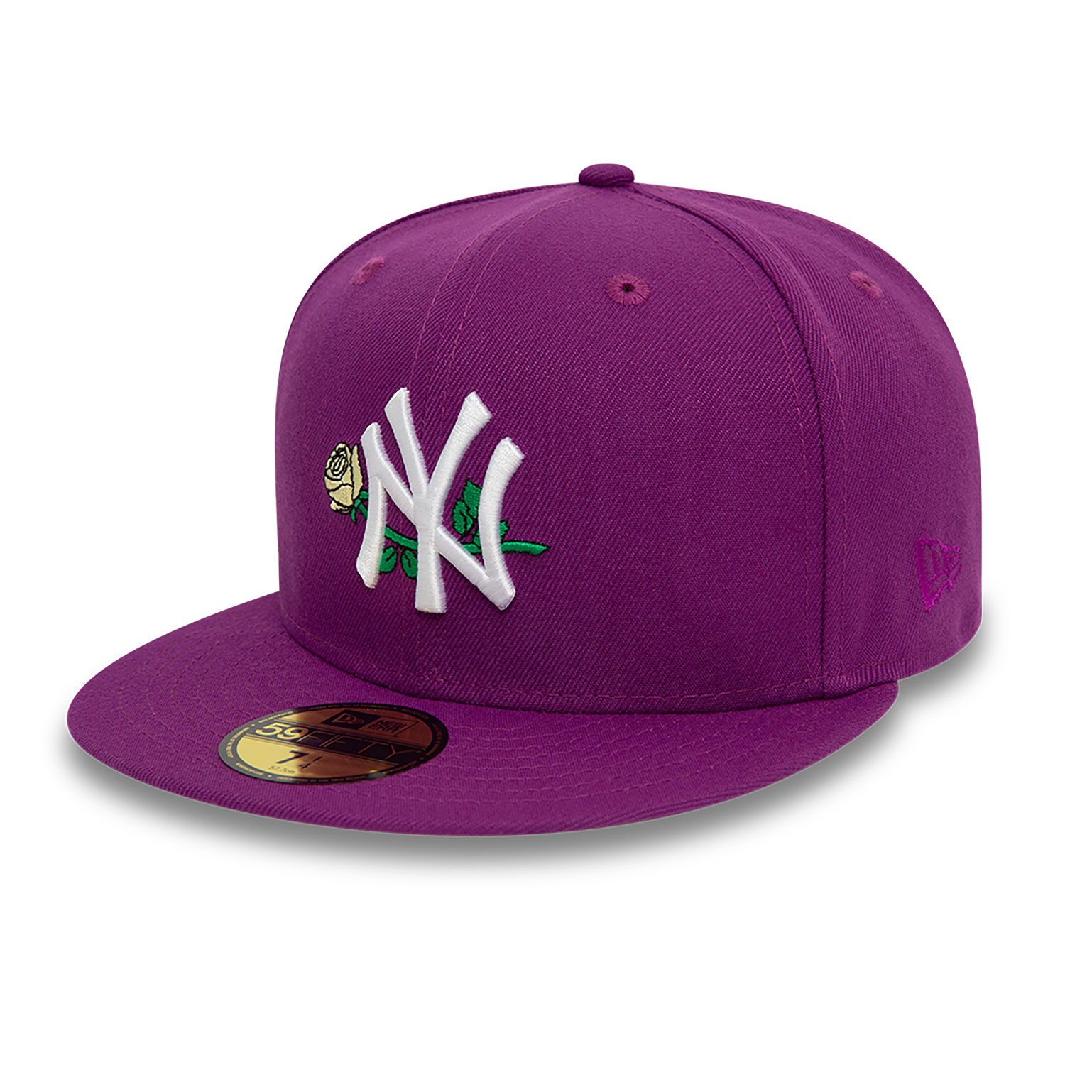 Lila New York Yankees MLB Rose 59FIFTY Fitted Cap