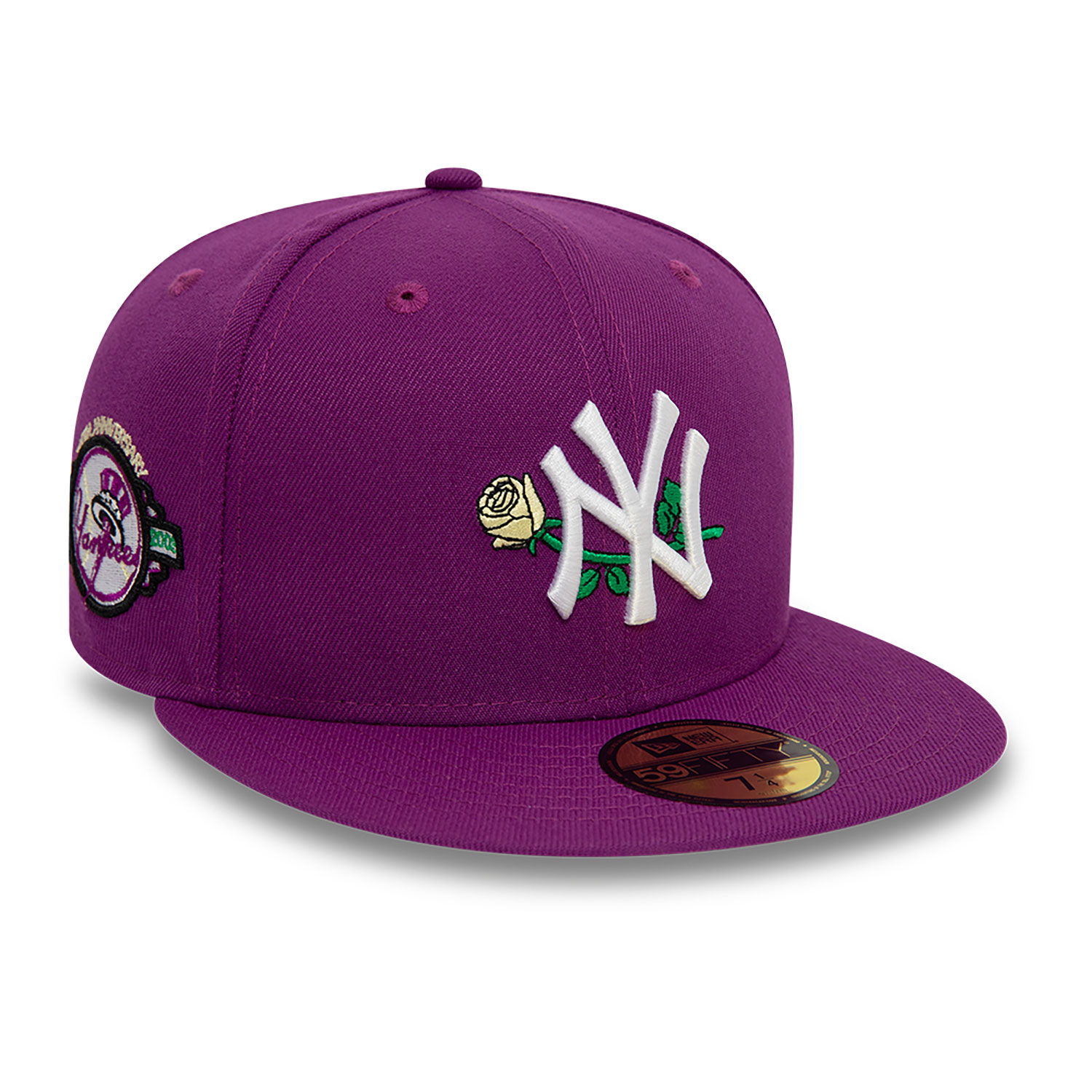 Lila New York Yankees MLB Rose 59FIFTY Fitted Cap