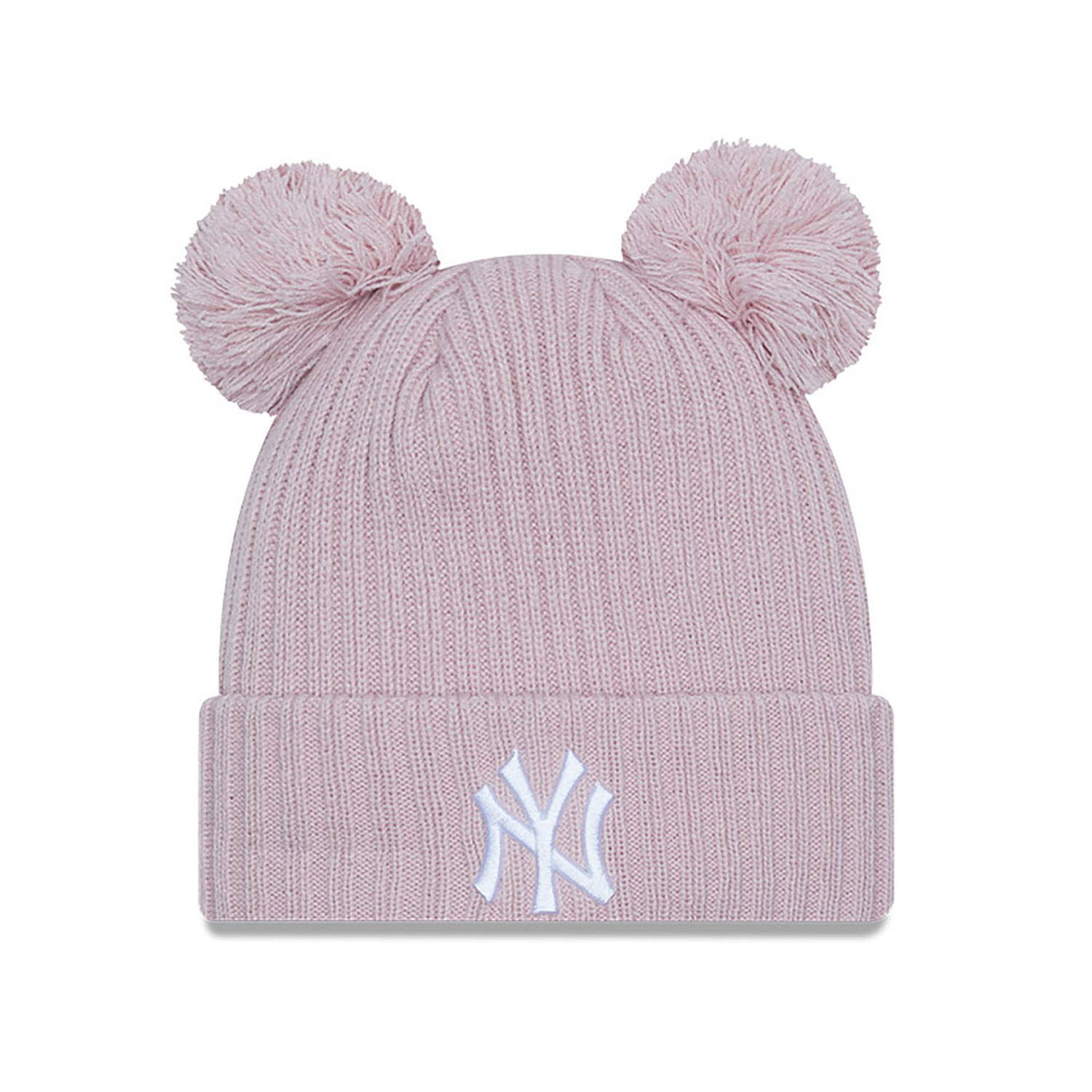 Double Pom New York Yankees Womens Bobble Knit Beanie Hat D02_301 | New ...