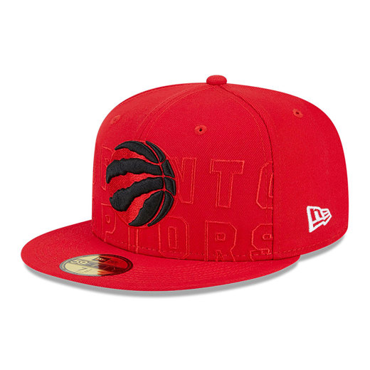 Rote Toronto Raptors NBA Draft 2023 59FIFTY Fitted Cap