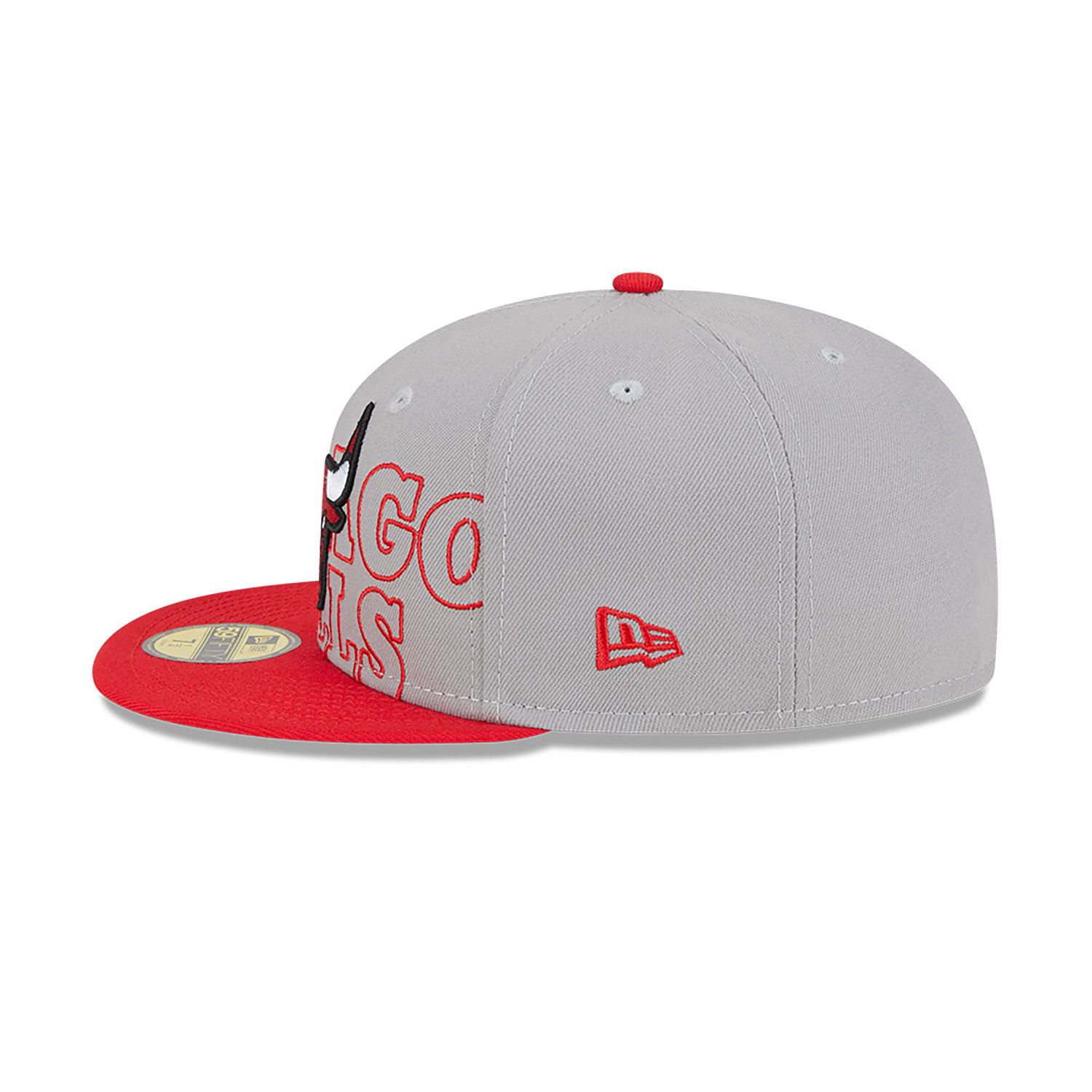 Chicago Bulls NBA Draft 2023 Grey 59FIFTY Fitted Cap