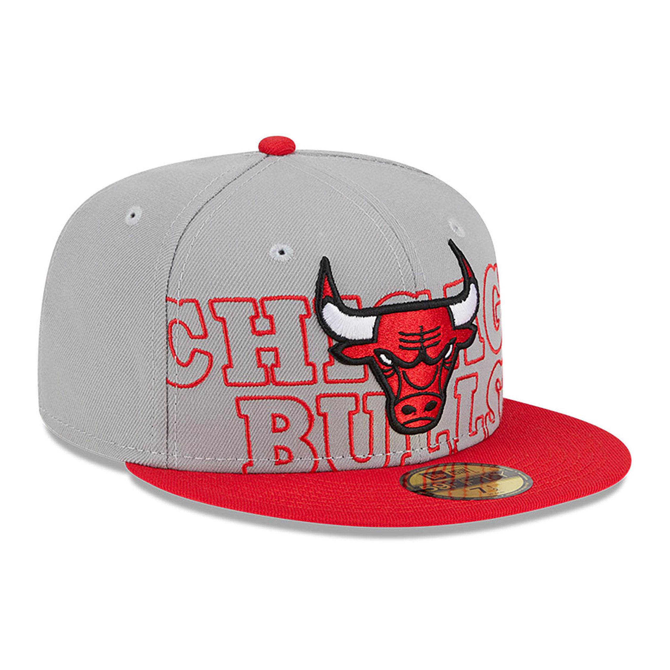 Chicago Bulls NBA Draft 2023 Grey 59FIFTY Fitted Cap