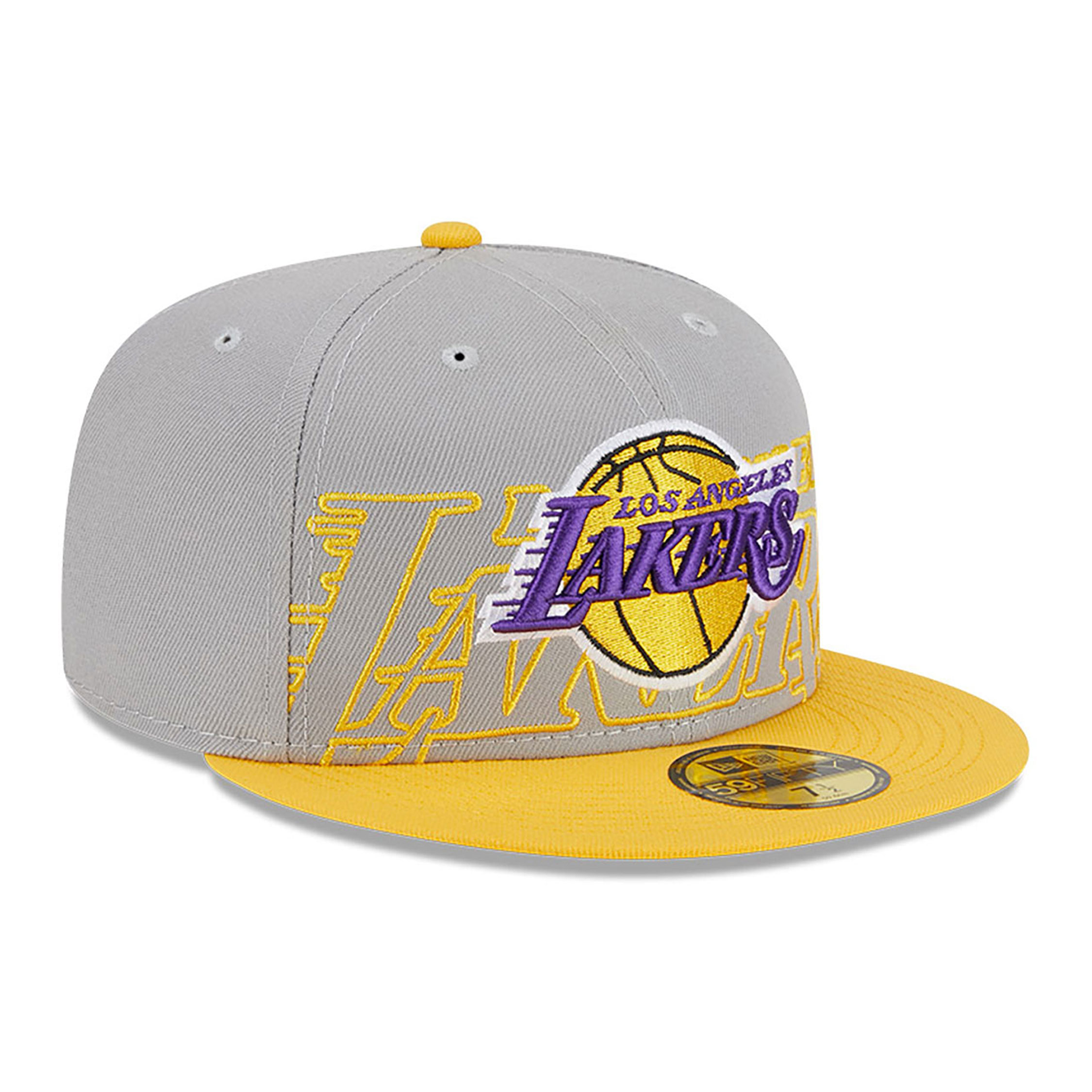 LA Lakers NBA Draft 2023 Grey 59FIFTY Fitted Cap