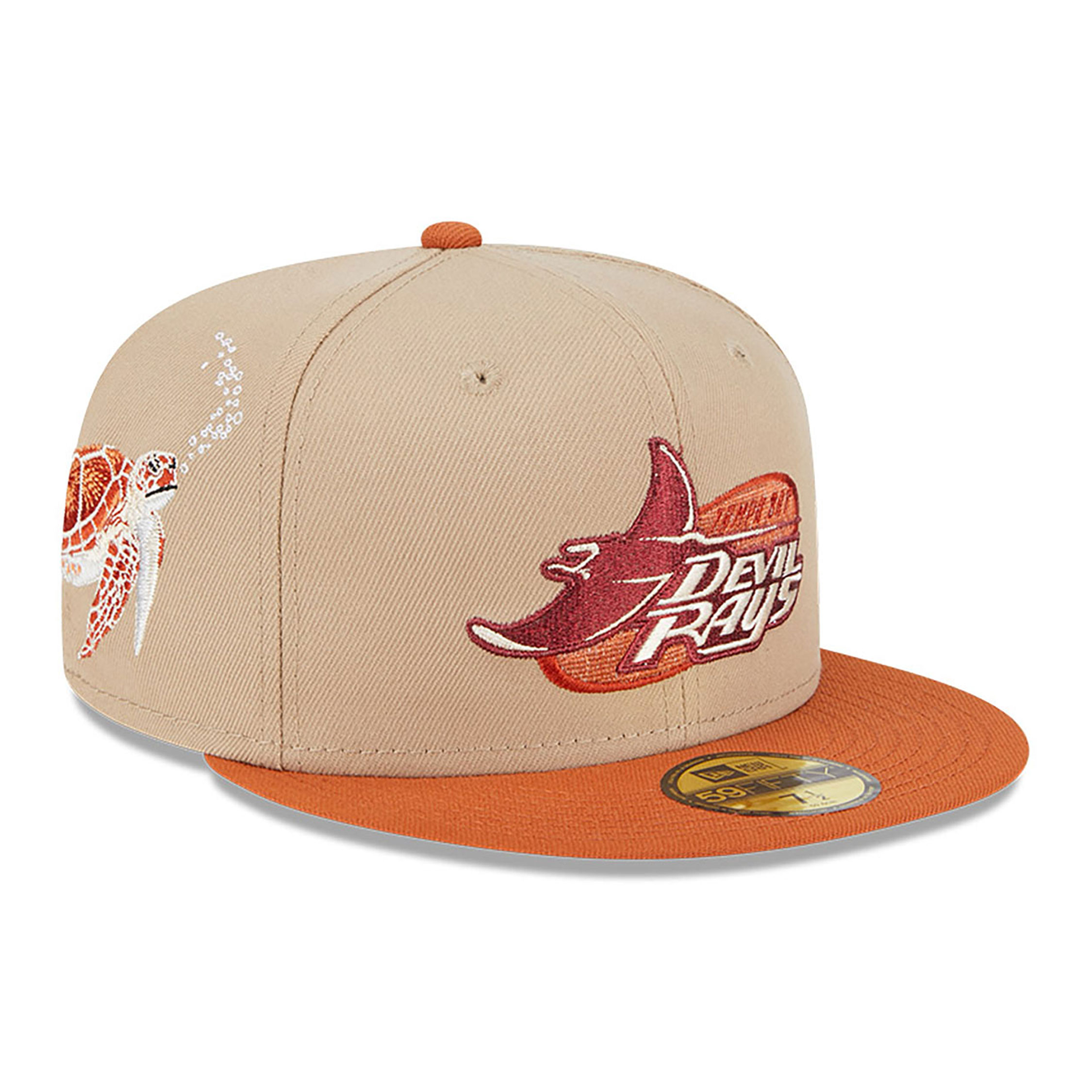Tampa Bay Rays Wildlife Turtle Light Beige 59FIFTY Fitted Cap