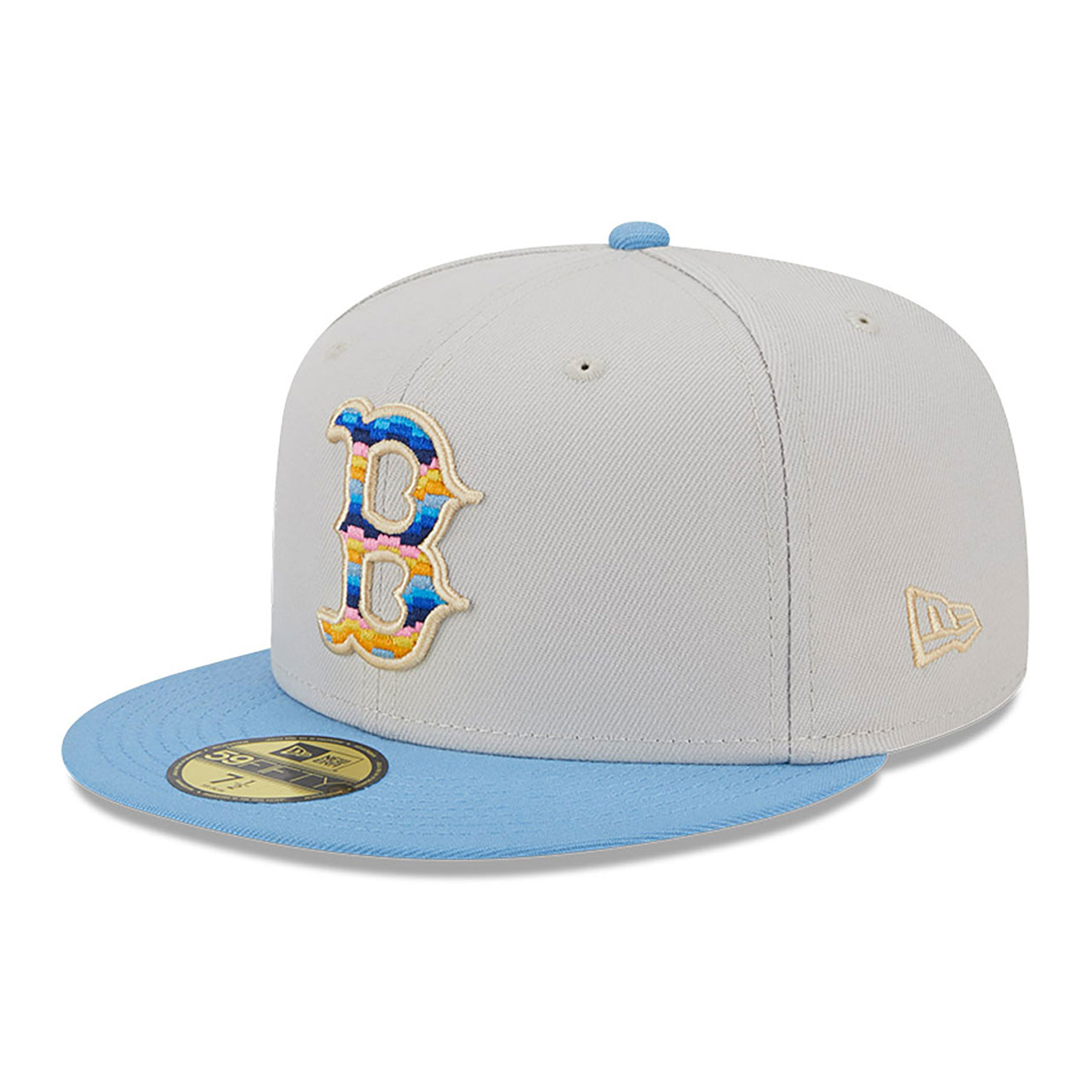 blue and yellow boston red sox hat