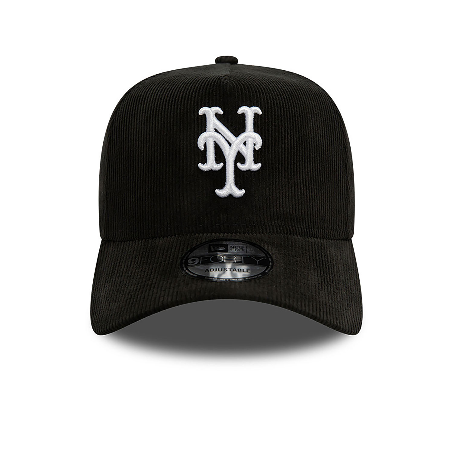 New York Mets MLB Cord Black A-Frame 9FORTY Adjustable Cap