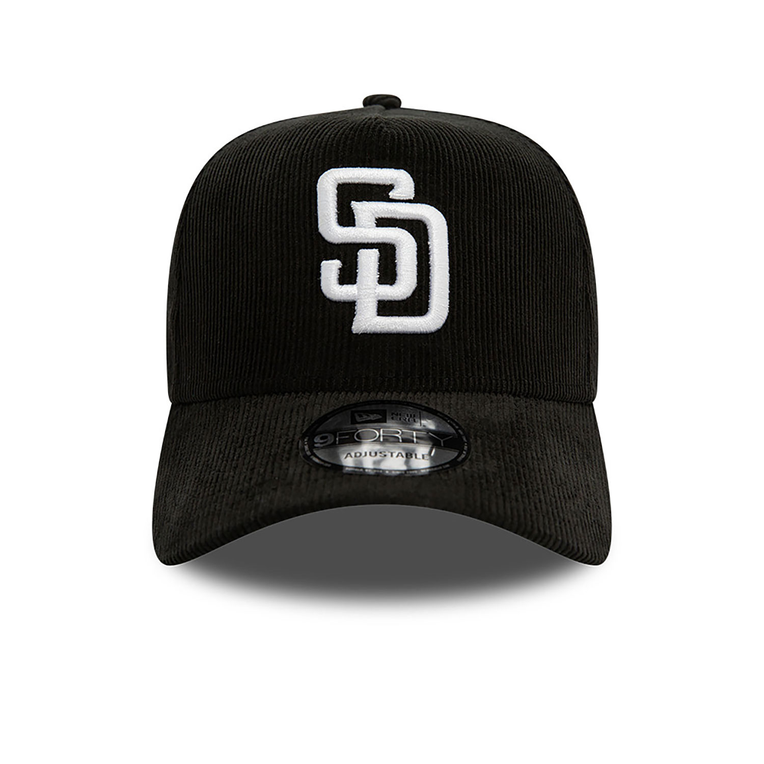 San Diego Padres MLB Cord Black A-Frame 9FORTY Adjustable Cap