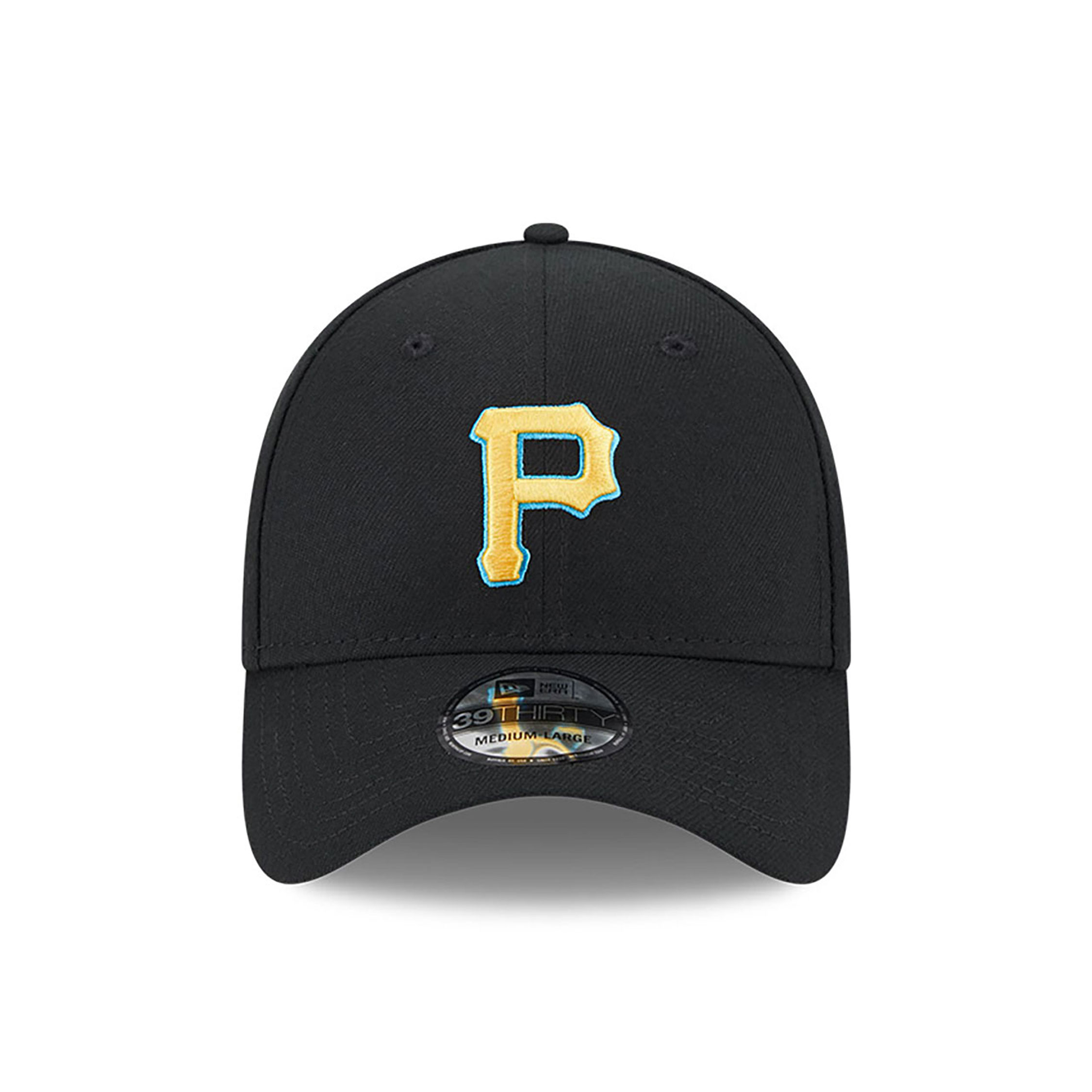 Schwarze Pittsburgh Pirates MLB Fathers Day 39THIRTY Stretch Fit Cap