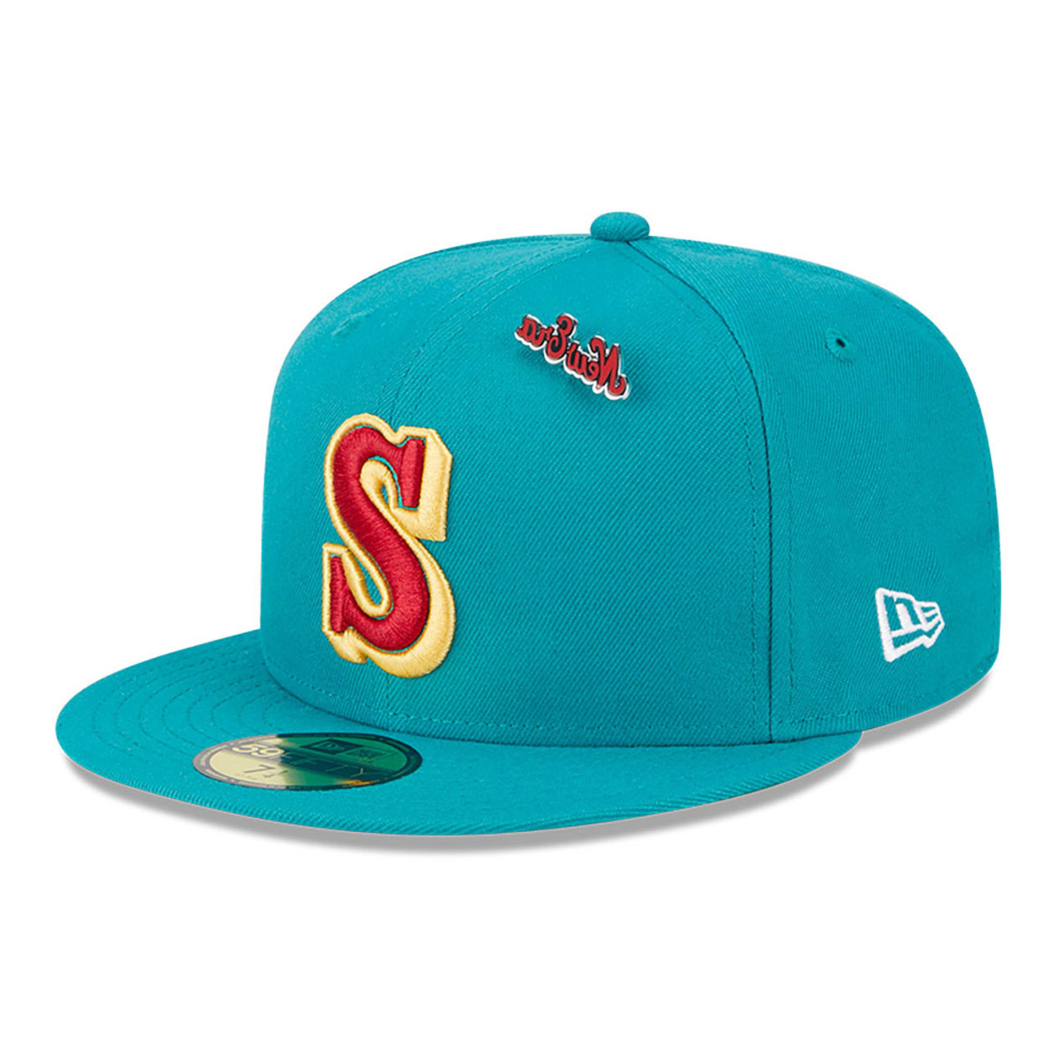 Men's New Era Gray/Teal Seattle Mariners 59FIFTY Fitted Hat