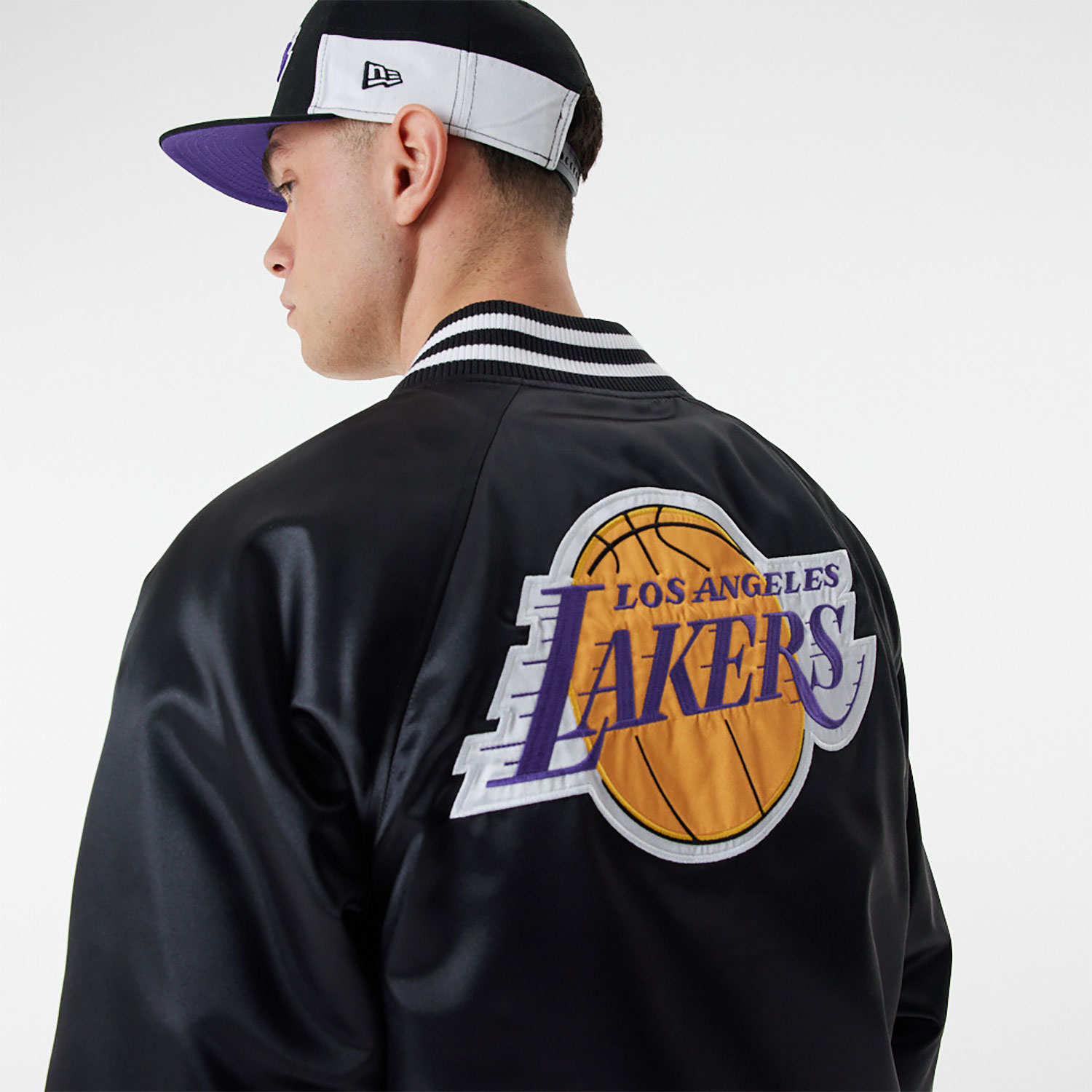 Veste Bomber LA Lakers NBA Satin