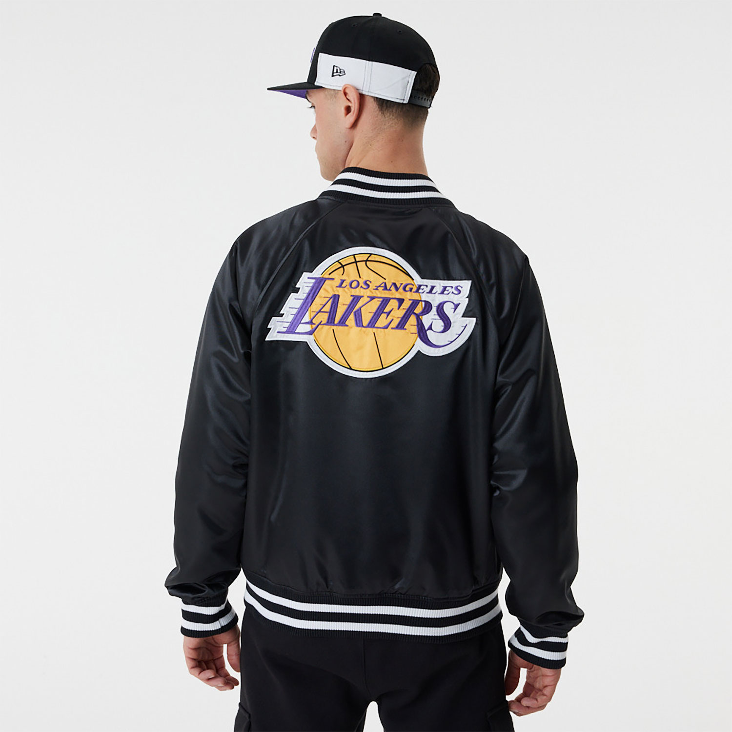 Veste Bomber LA Lakers NBA Satin