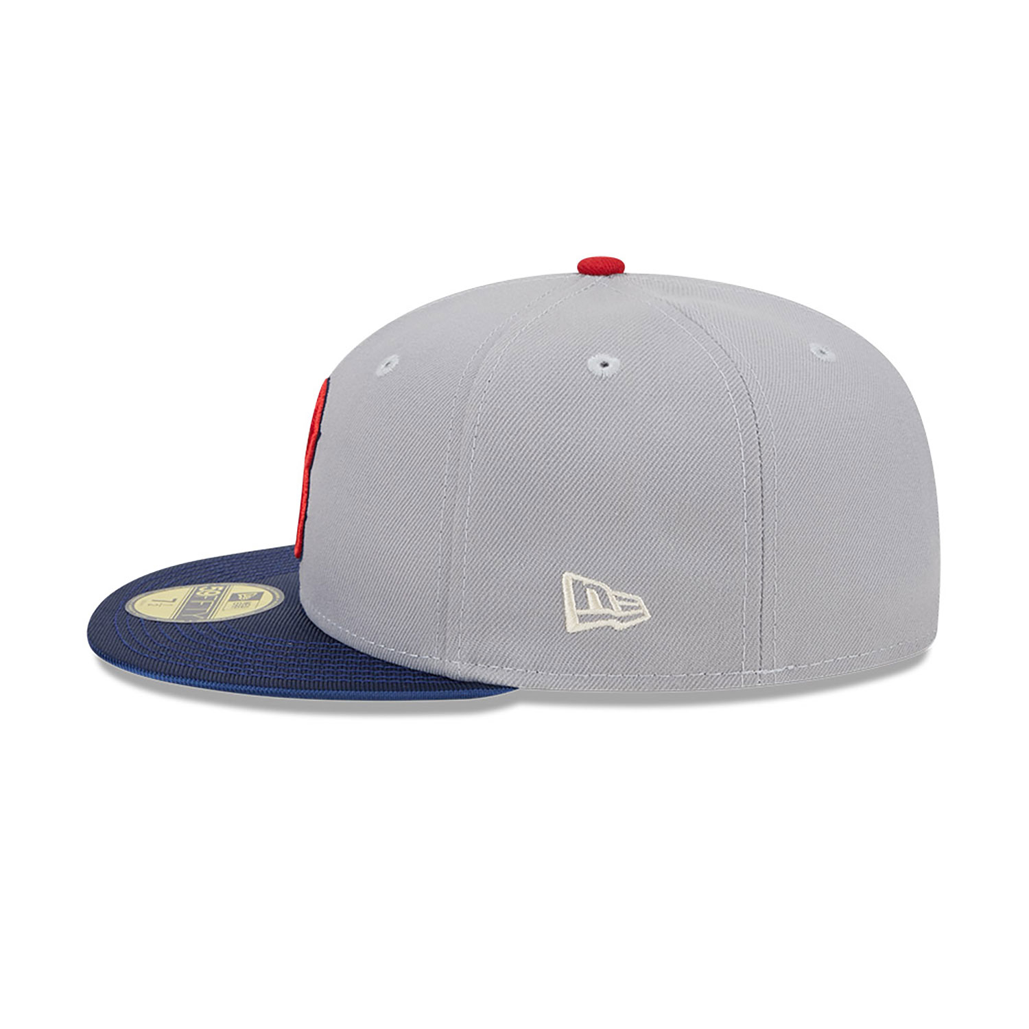 Graue Boston Red Sox Team Shimmer 59FIFTY Fitted Cap