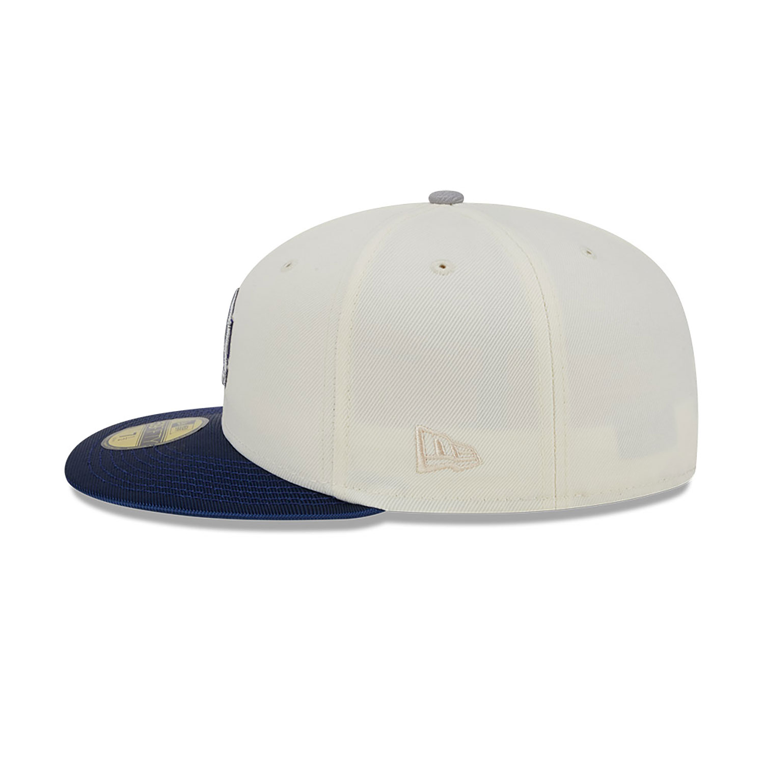 Weiße LA Dodgers Team Shimmer 59FIFTY Fitted Cap