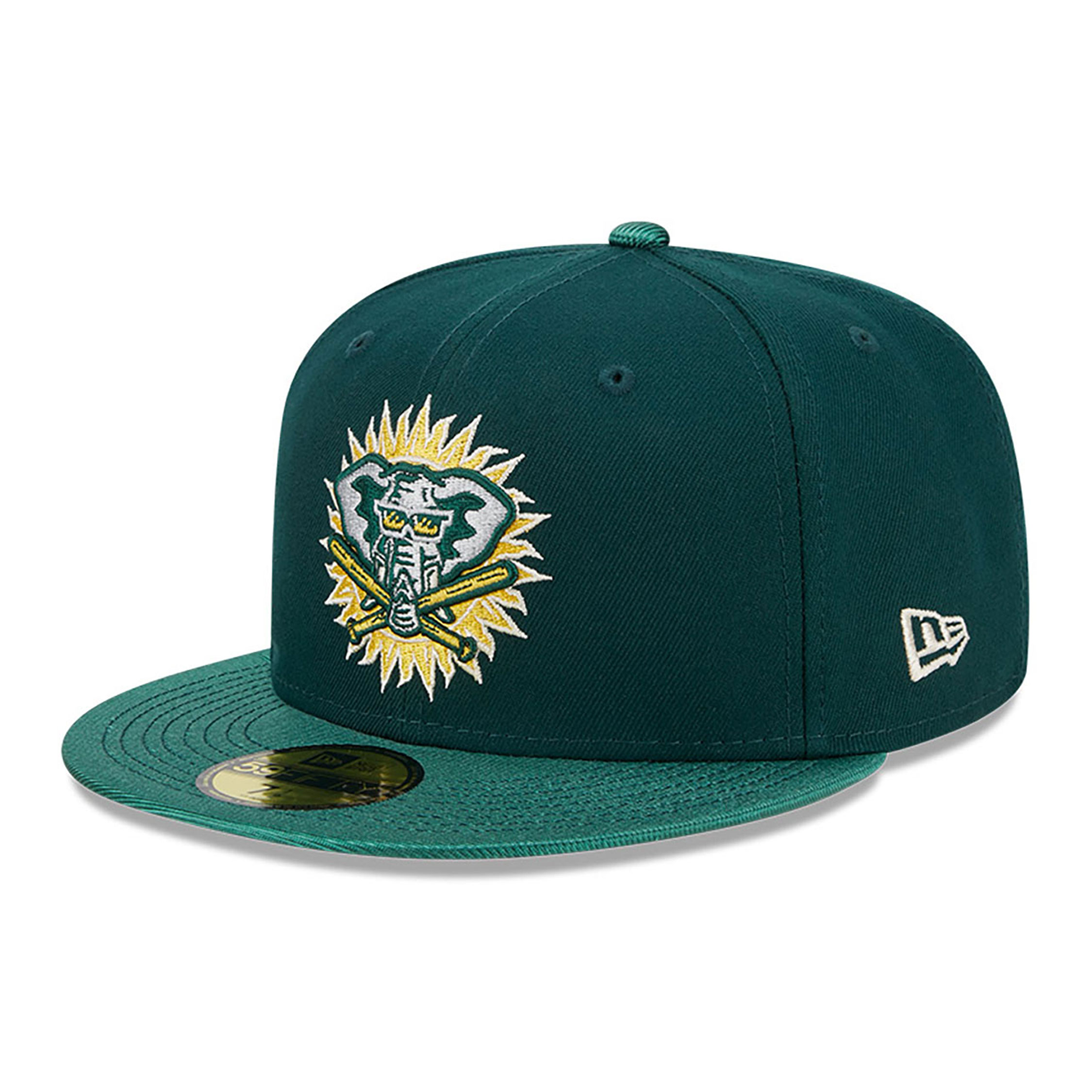 59FIFTY Oakland Athletics Team Shimmer Verde Scuro