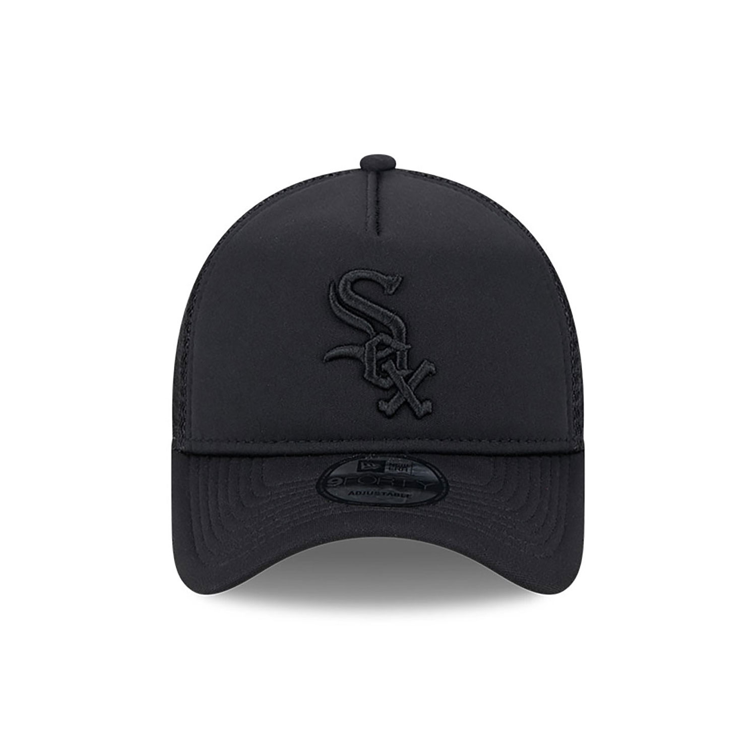 Schwarze Chicago White Sox All Day 9FORTY A-Frame Trucker Cap