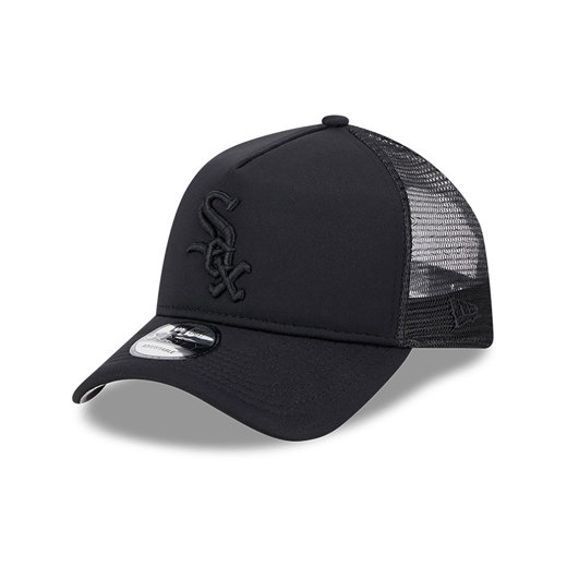 Schwarze Chicago White Sox All Day 9FORTY A-Frame Trucker Cap