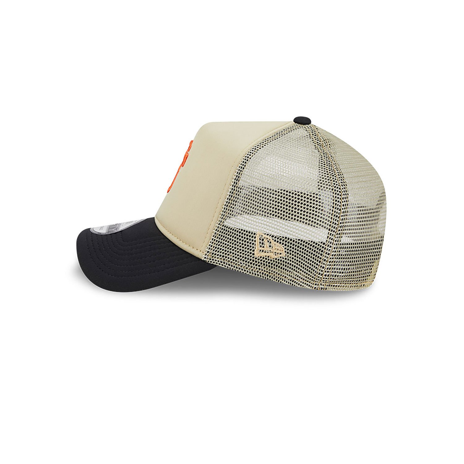 Beige San Francisco Giants All Day 9FORTY A-Frame Trucker Cap