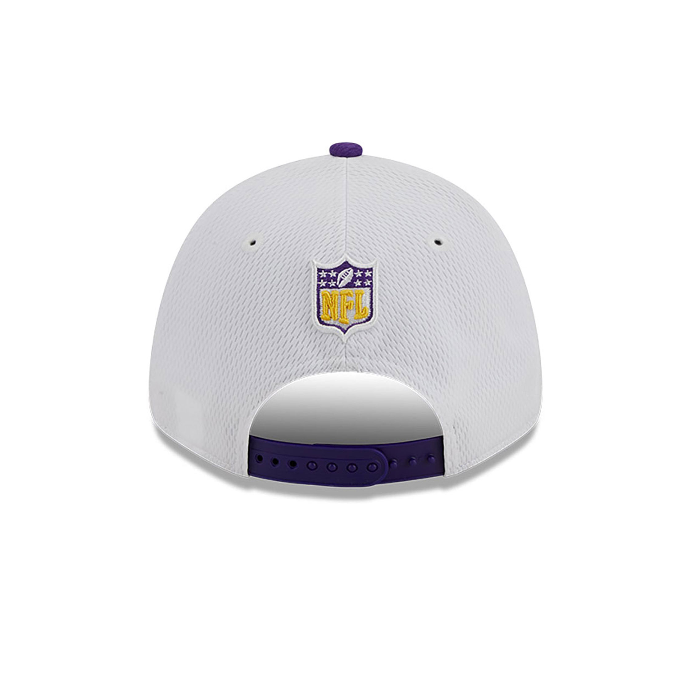 Minnesota Vikings NFL Sideline 2023 White 9FORTY Stretch Snap Cap