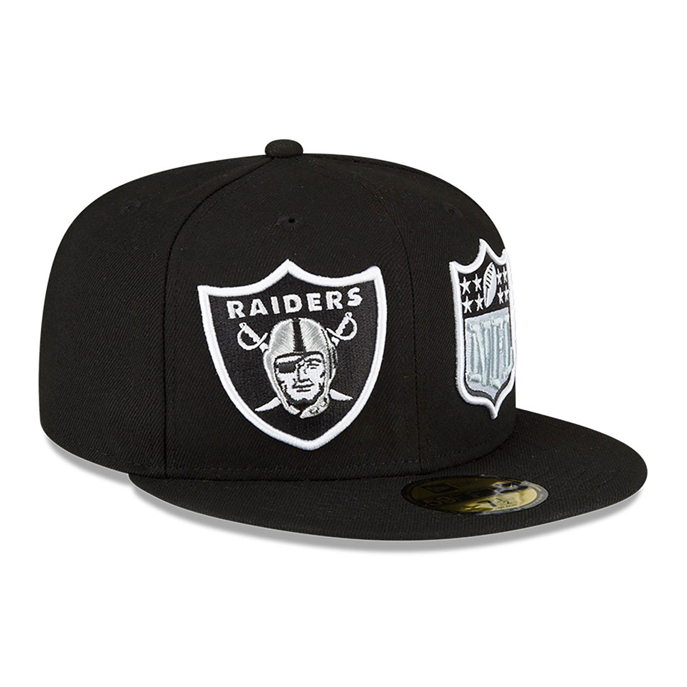 Las Vegas Raiders NFL Sideline 2023 Black 59FIFTY Fitted Cap