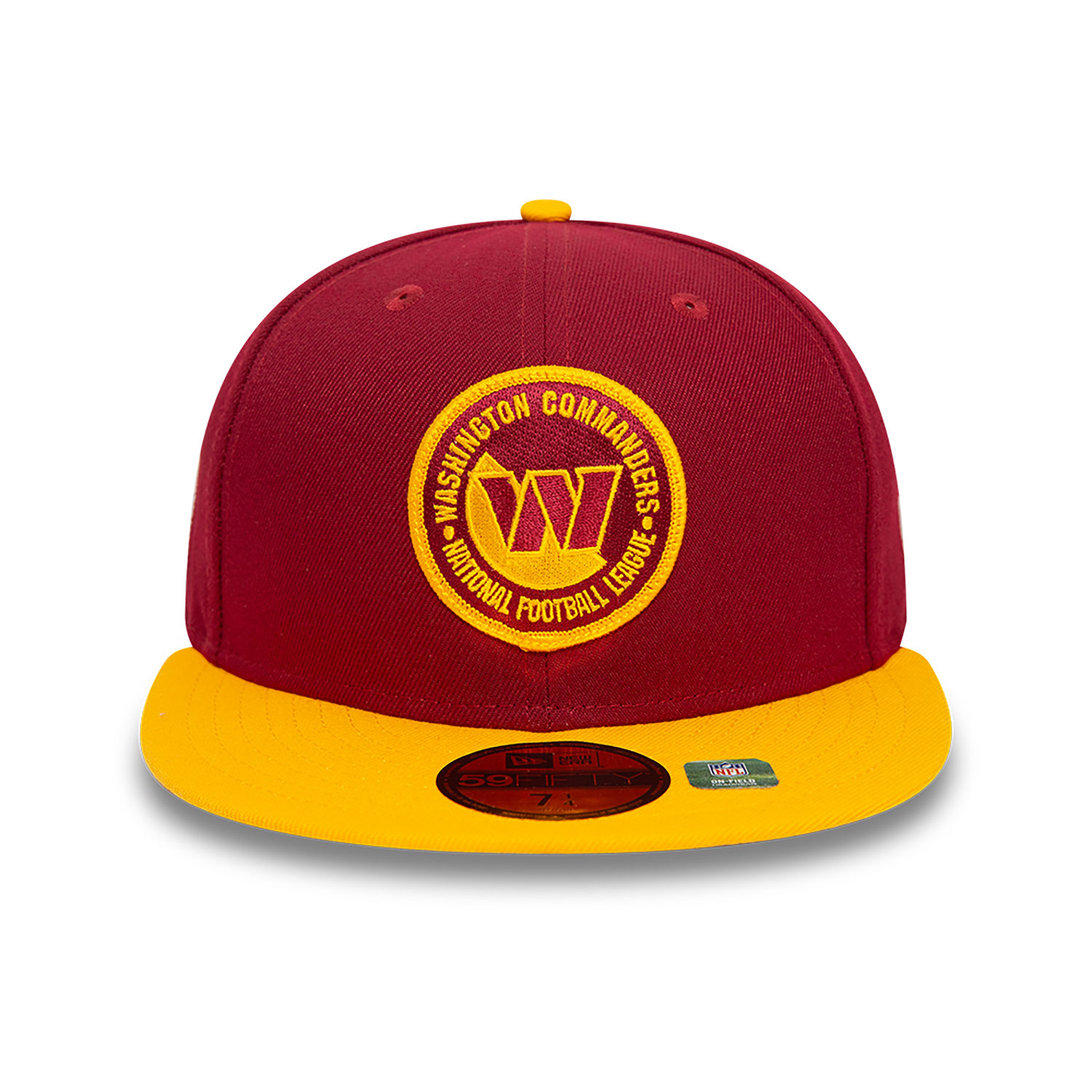 Washington Commanders NFL Sideline Dark Red 59FIFTY Fitted Cap