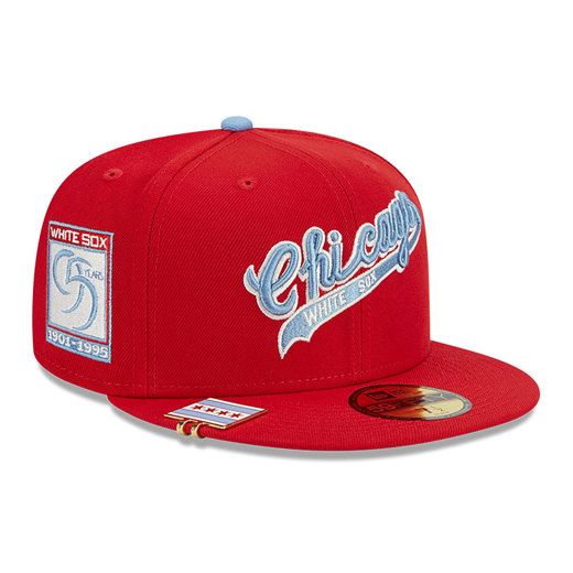Rote Chicago White Sox City Flag 59FIFTY Fitted Cap