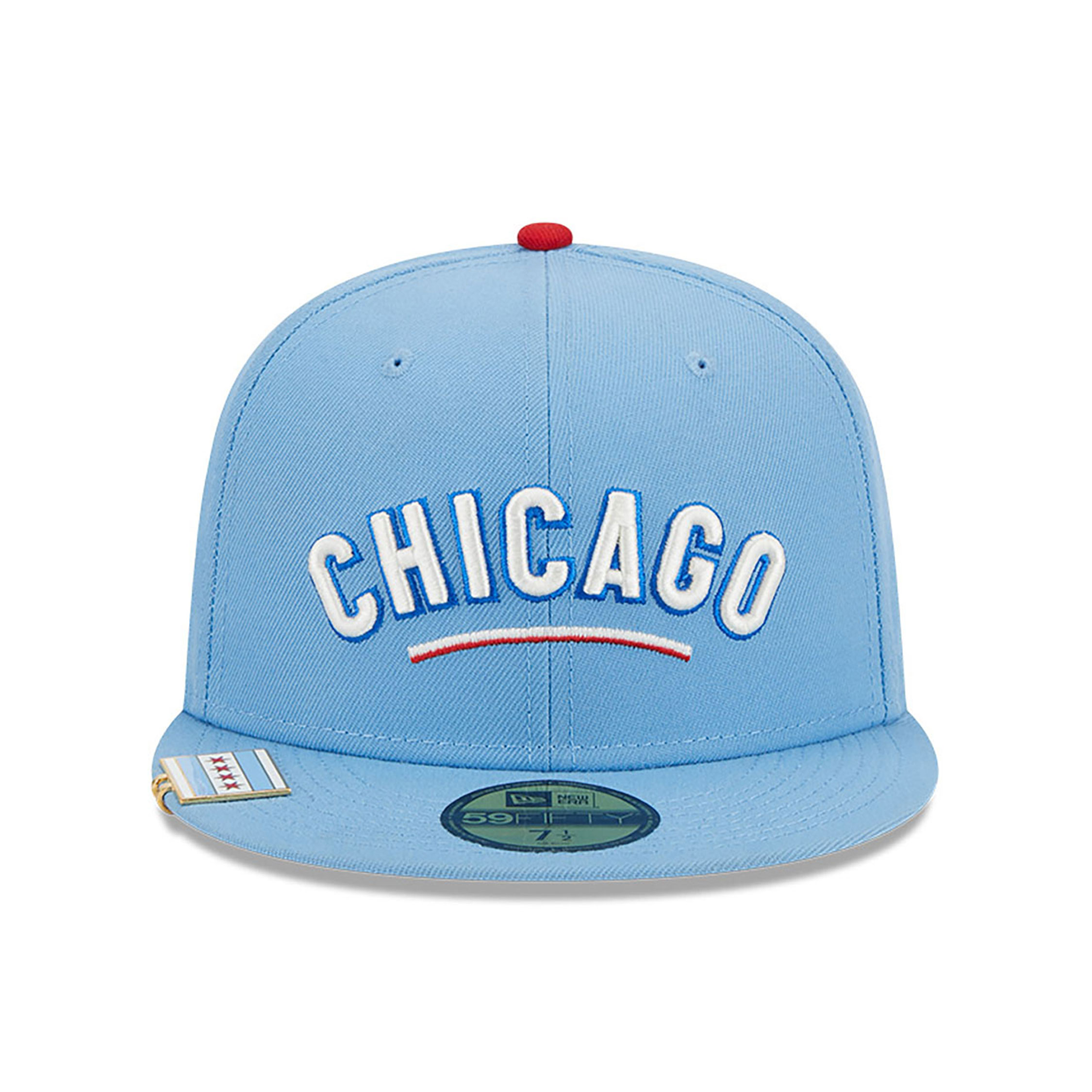 City Flag Chicago Cubs 59FIFTY Fitted Cap D03_402
